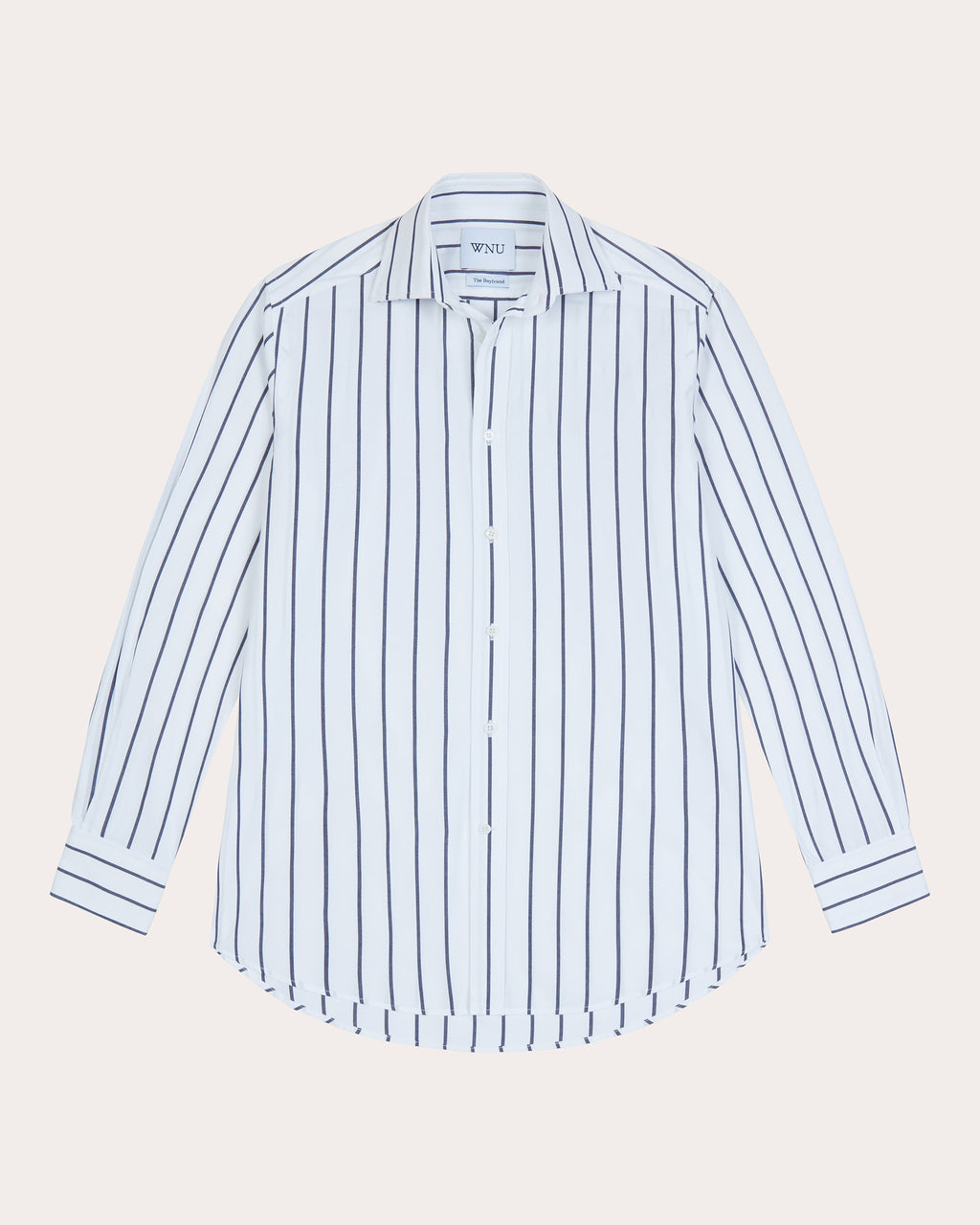 The Boyfriend Stripe Organic Poplin Shirt