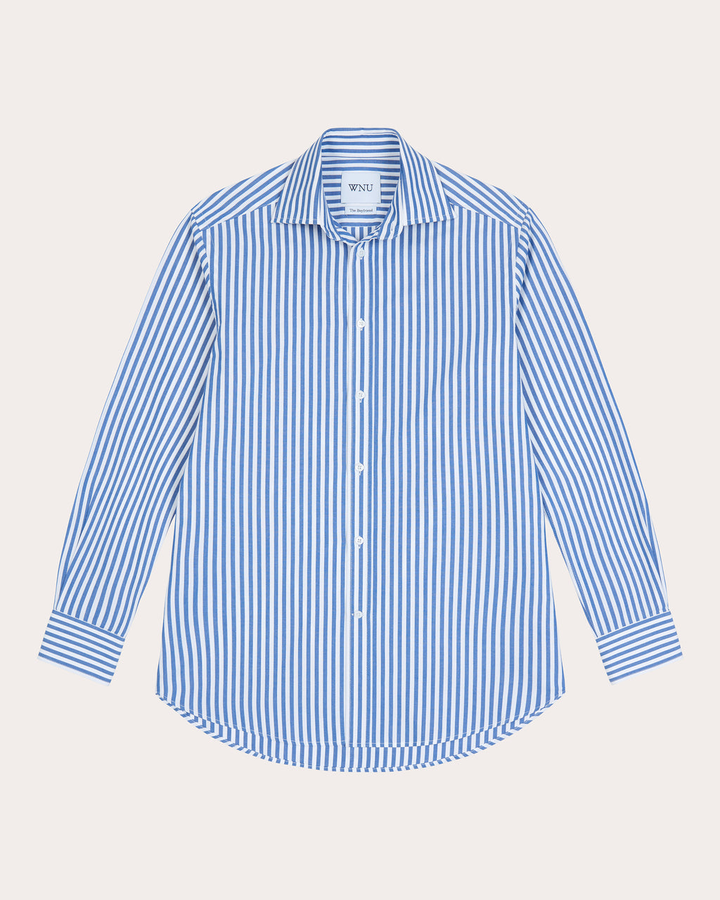 The Boyfriend Stripe Organic Poplin Shirt