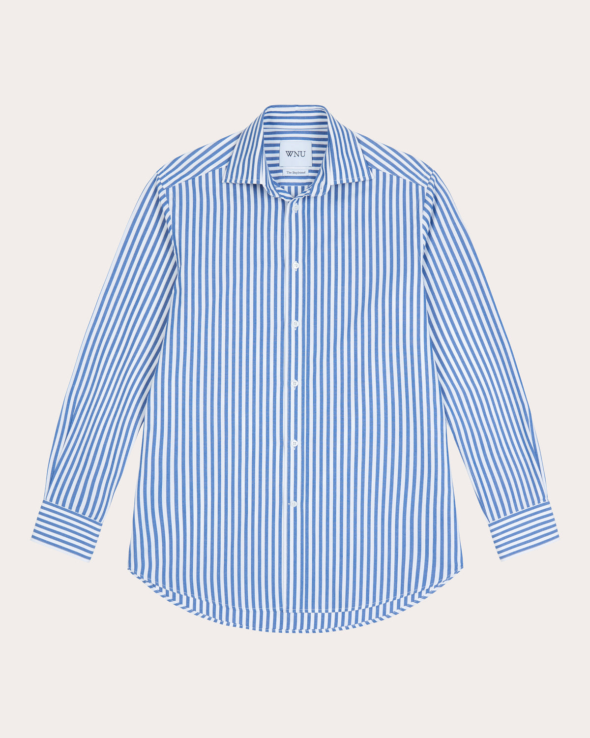 The Boyfriend Stripe Organic Poplin Shirt
