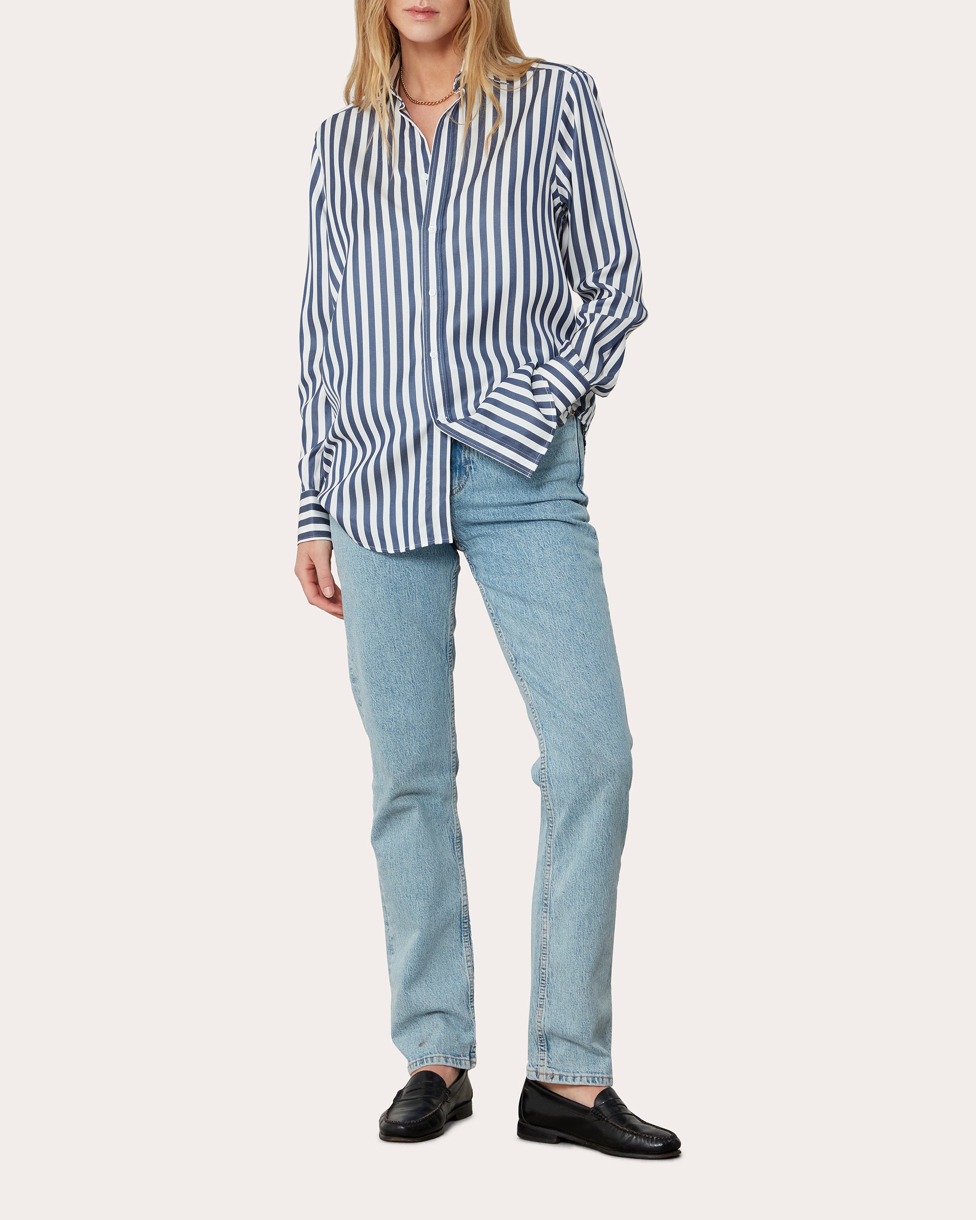 The Boyfriend Tencel™ Striped Shirt