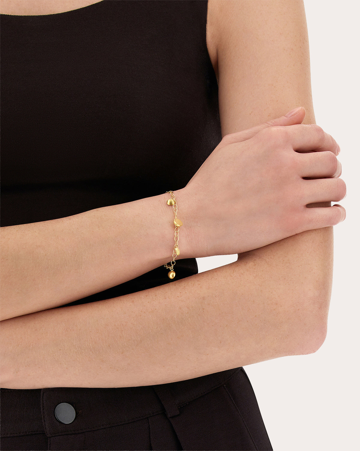 18k Gold Boule Quintuple Sway Bracelet