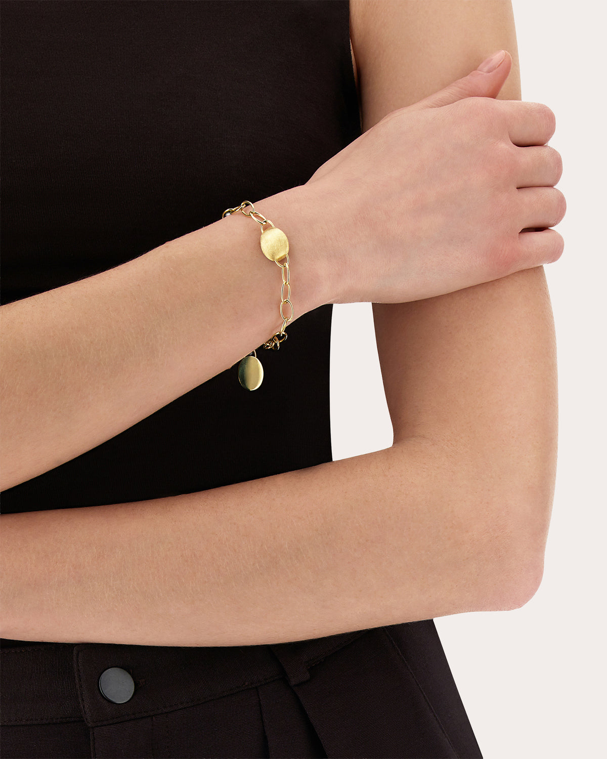 18k Gold Dual Boule Sway Bracelet