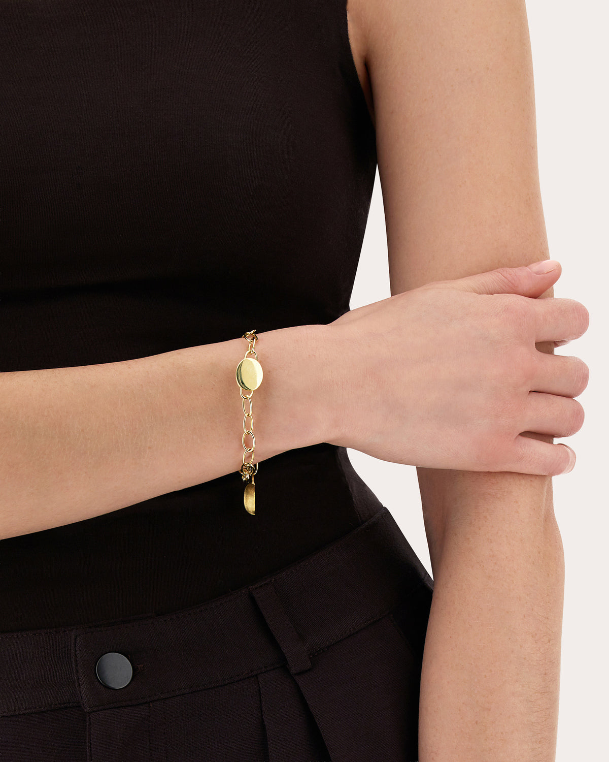 18k Gold Dual Boule Sway Bracelet