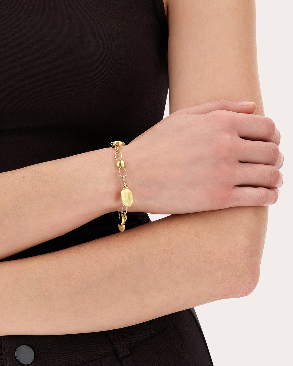 18k Gold Boule Sextuple Sway Bracelet