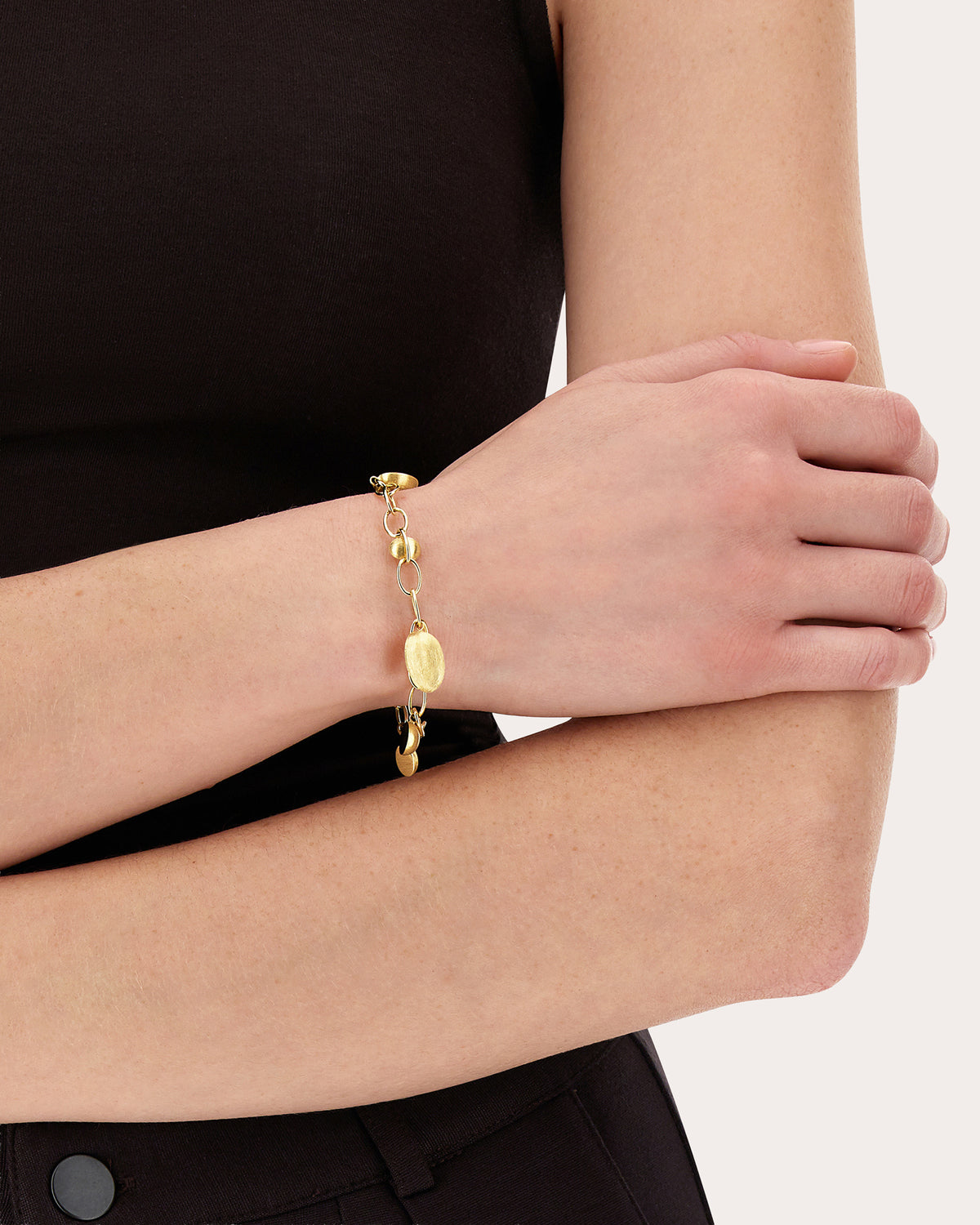 18k Gold Boule Sextuple Sway Bracelet