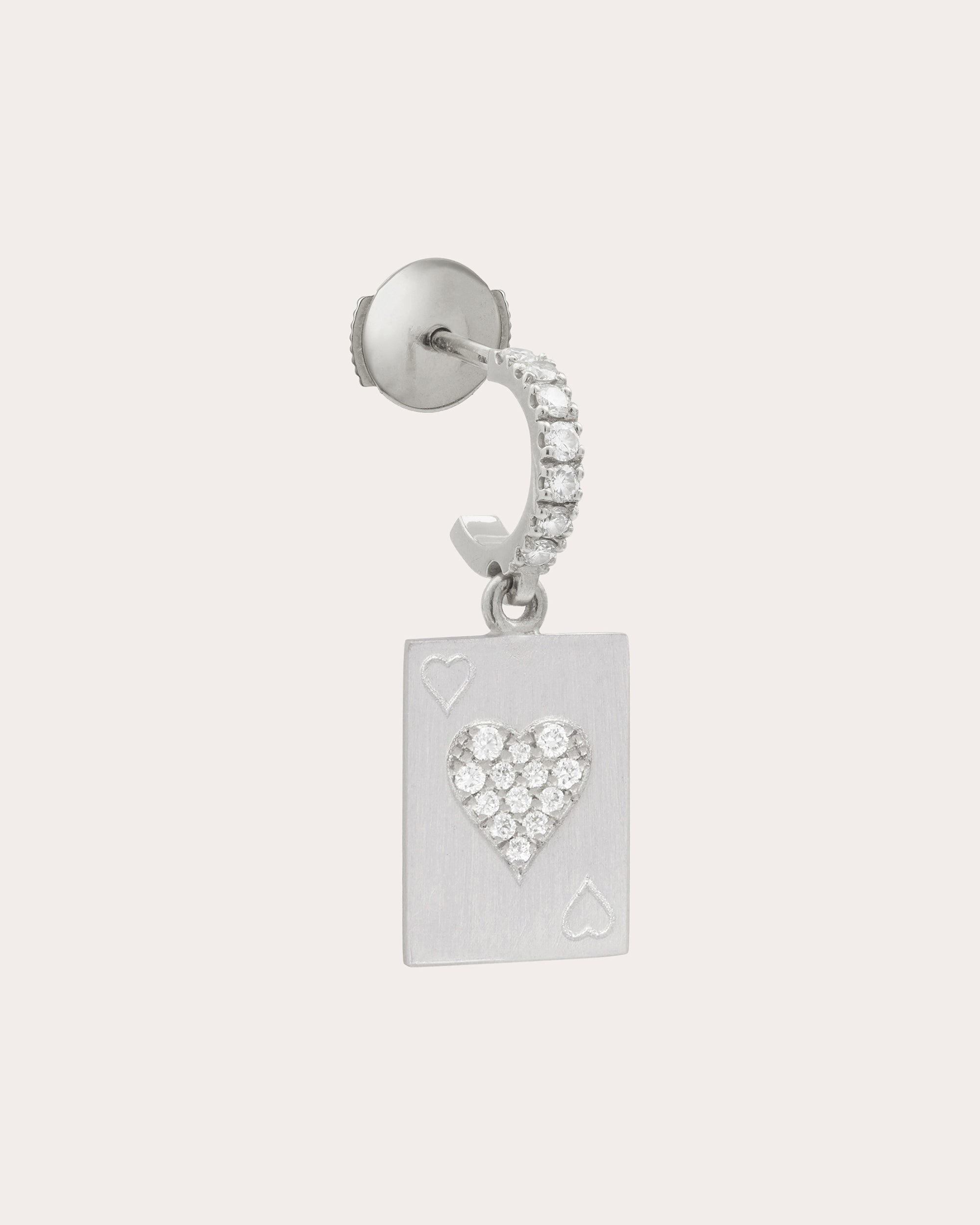 Âme 18K Gold and Lab-Grown Diamond Single Earring