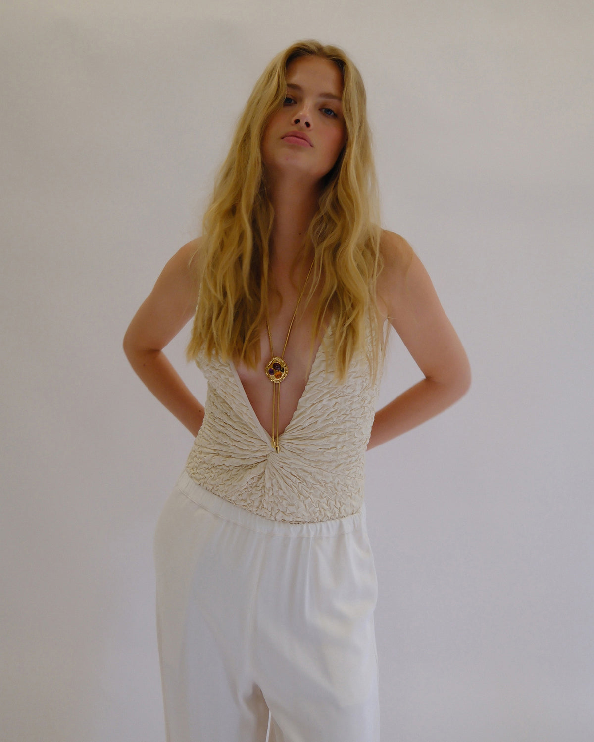 Garnet & Citrine Joanna Bolo Necklace