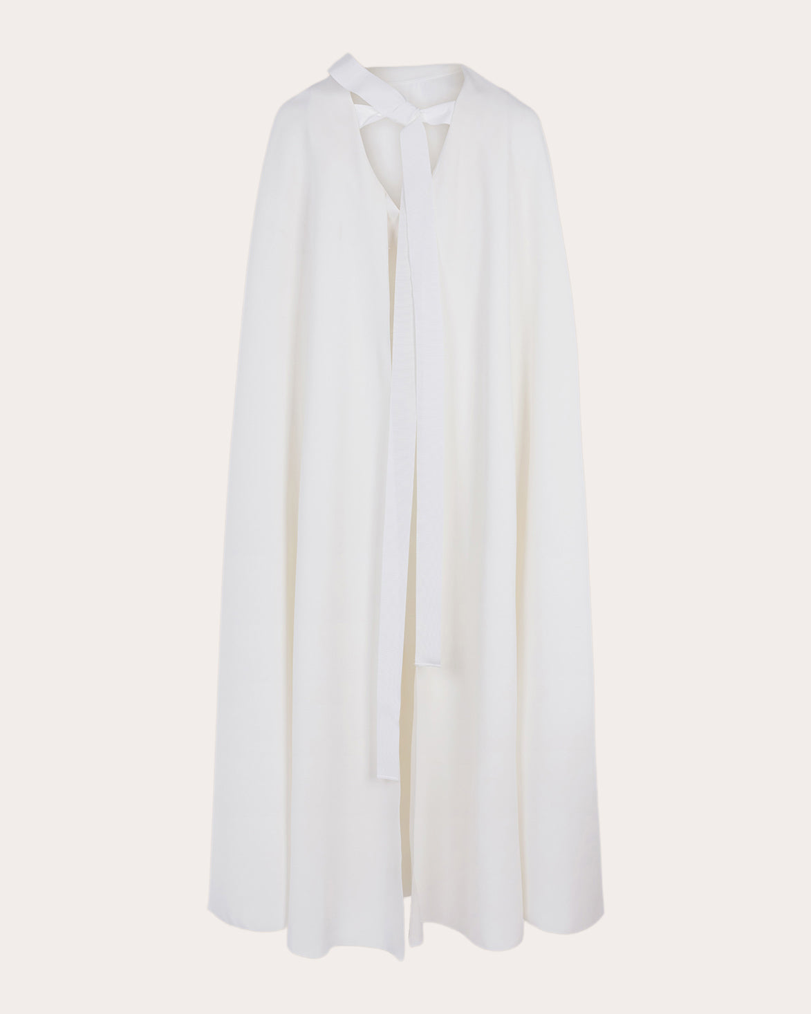 Elina Crepe Cape Midi Dress