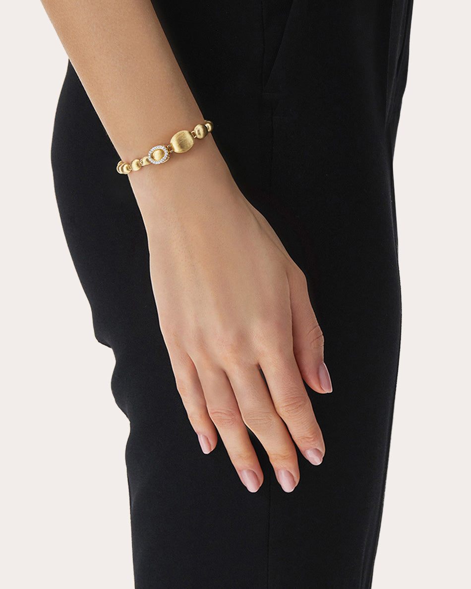 Diamond & 18k Gold Ivy Bracelet