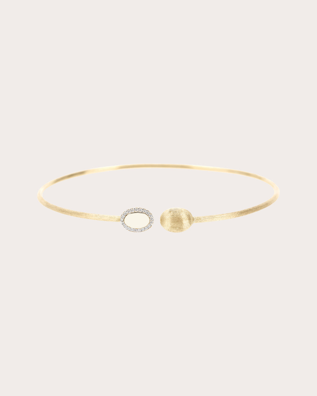 Diamond Halo Sway Cuff Bracelet