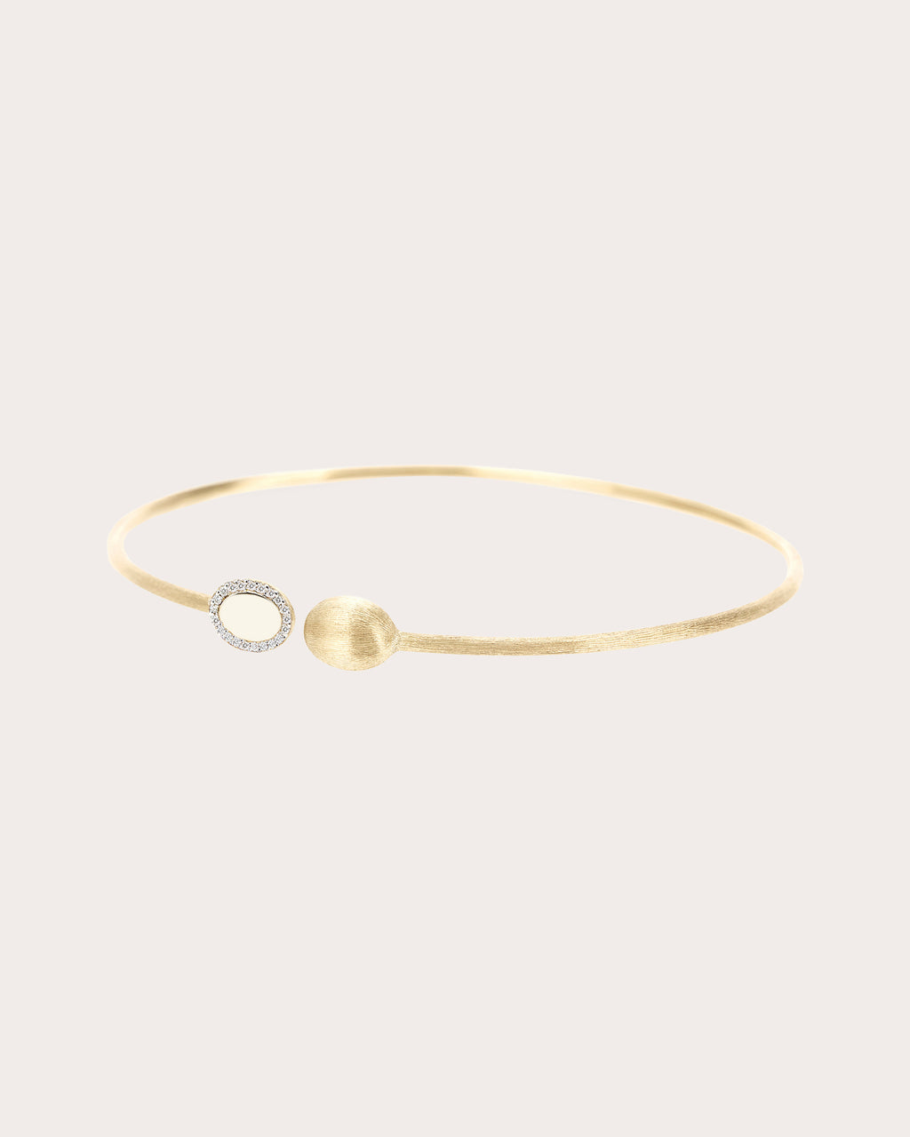 Diamond Halo Sway Cuff Bracelet