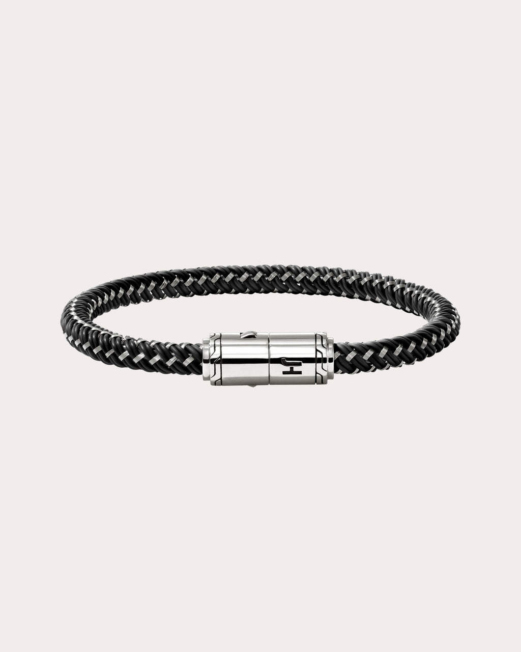 Black Rubber Cord Bracelet