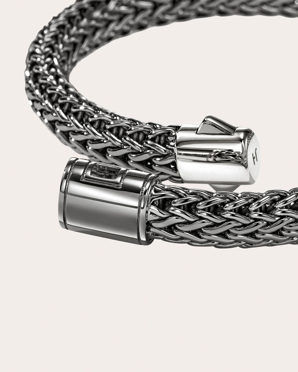 7.5mm Blackened Icon Chain Bracelet