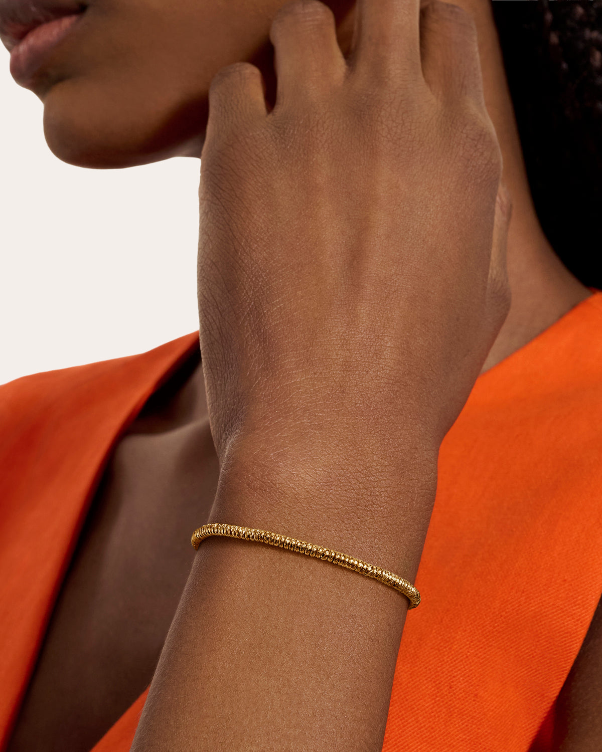 14k Gold Heishi Bracelet