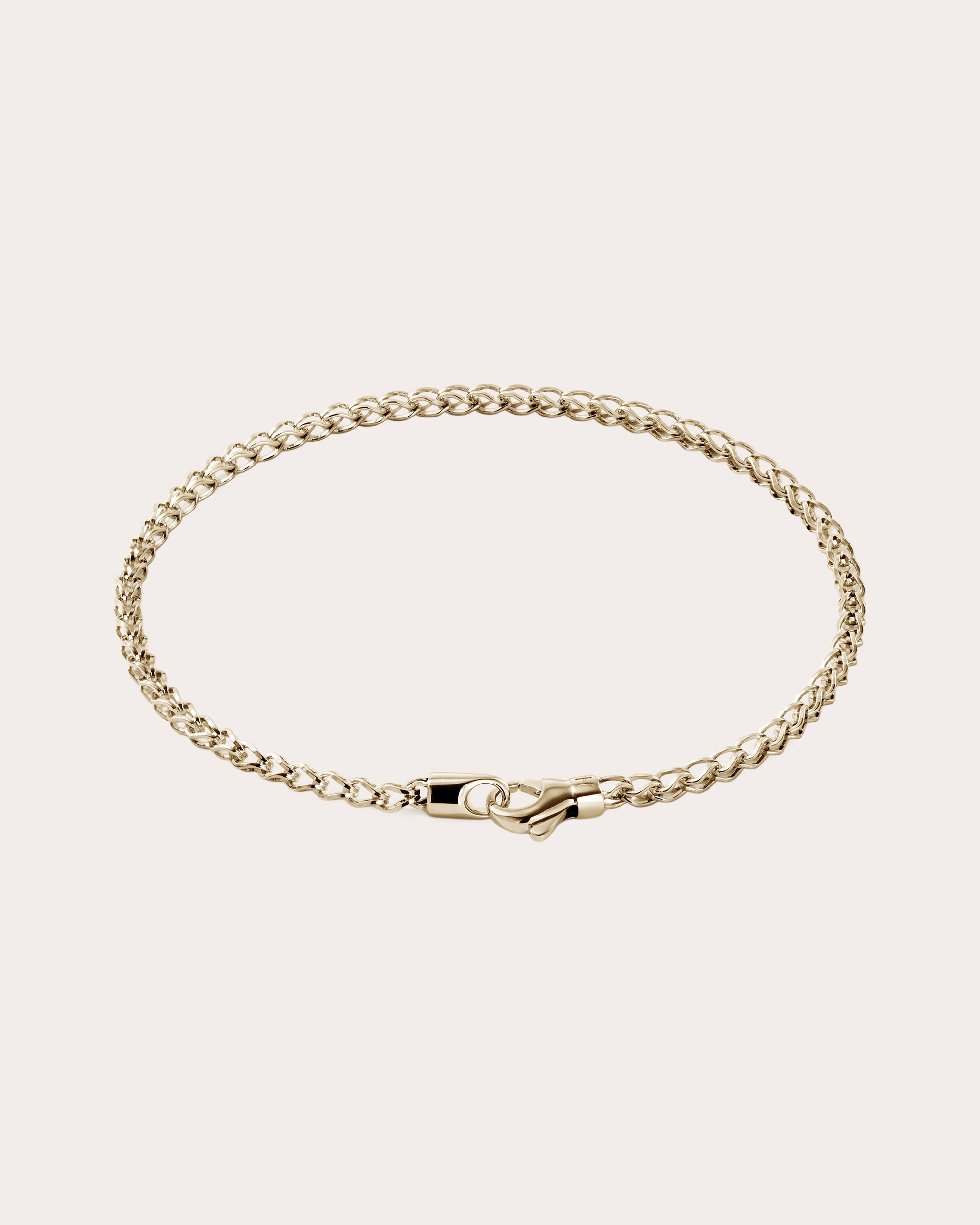 14k Gold Slim Surf Bracelet