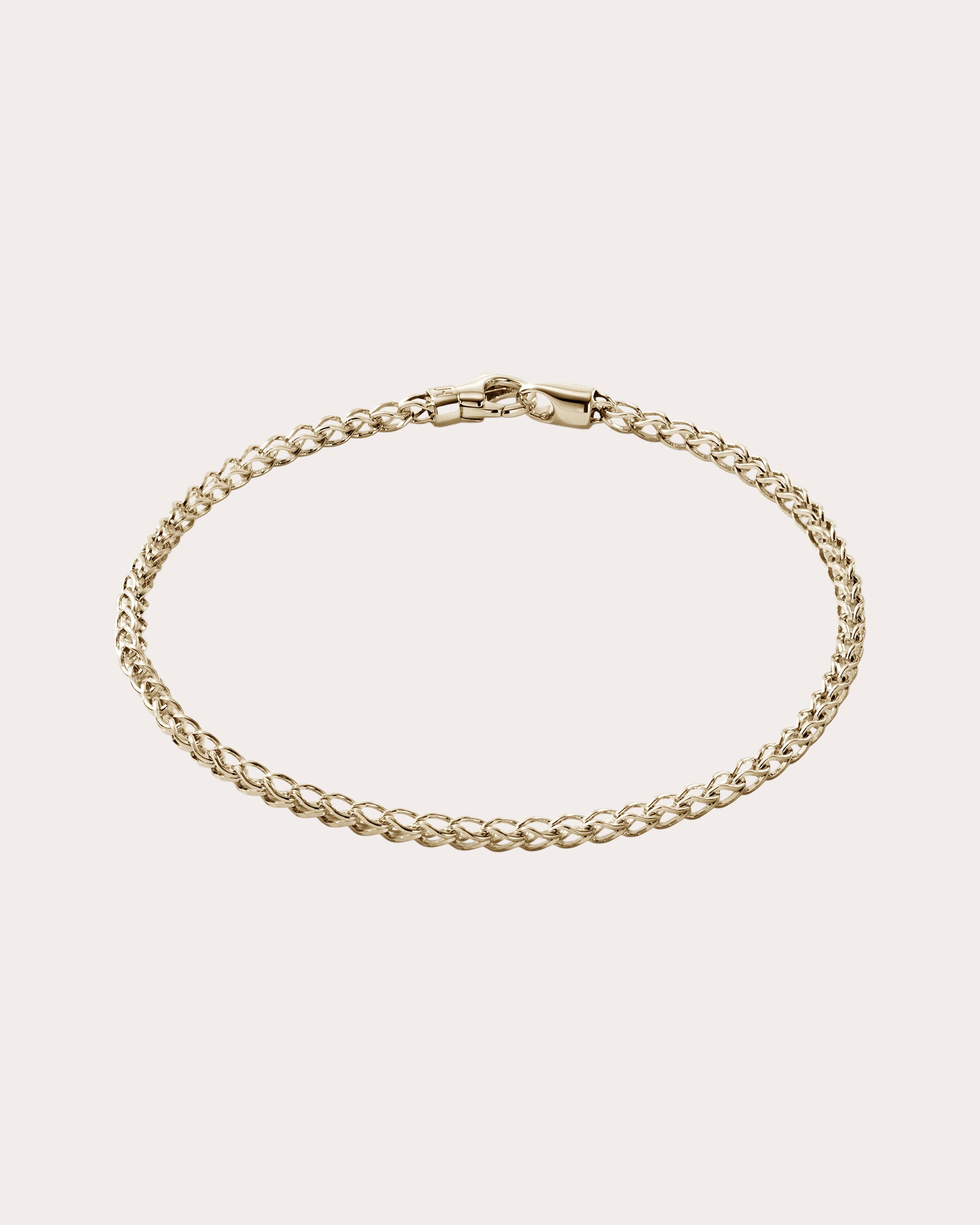 14k Gold Slim Surf Bracelet