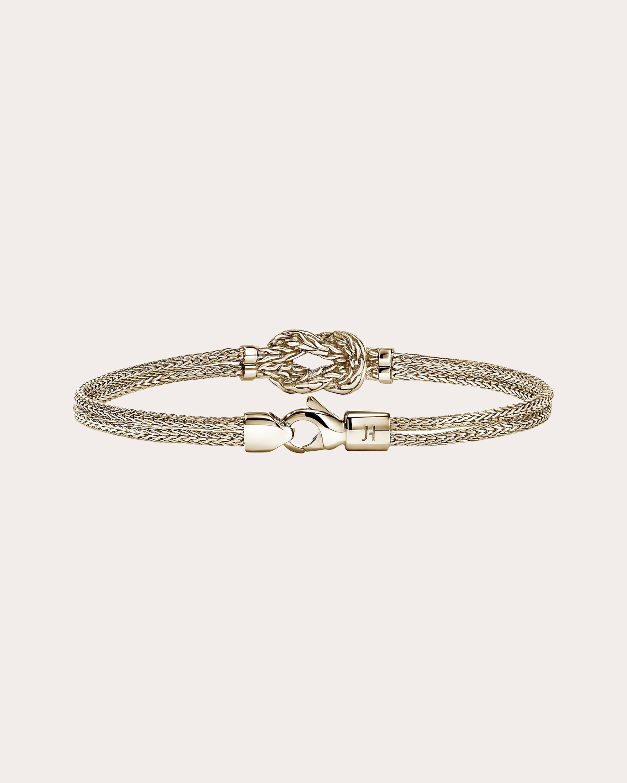 Diamond & 14k Gold Love Knot Bracelet