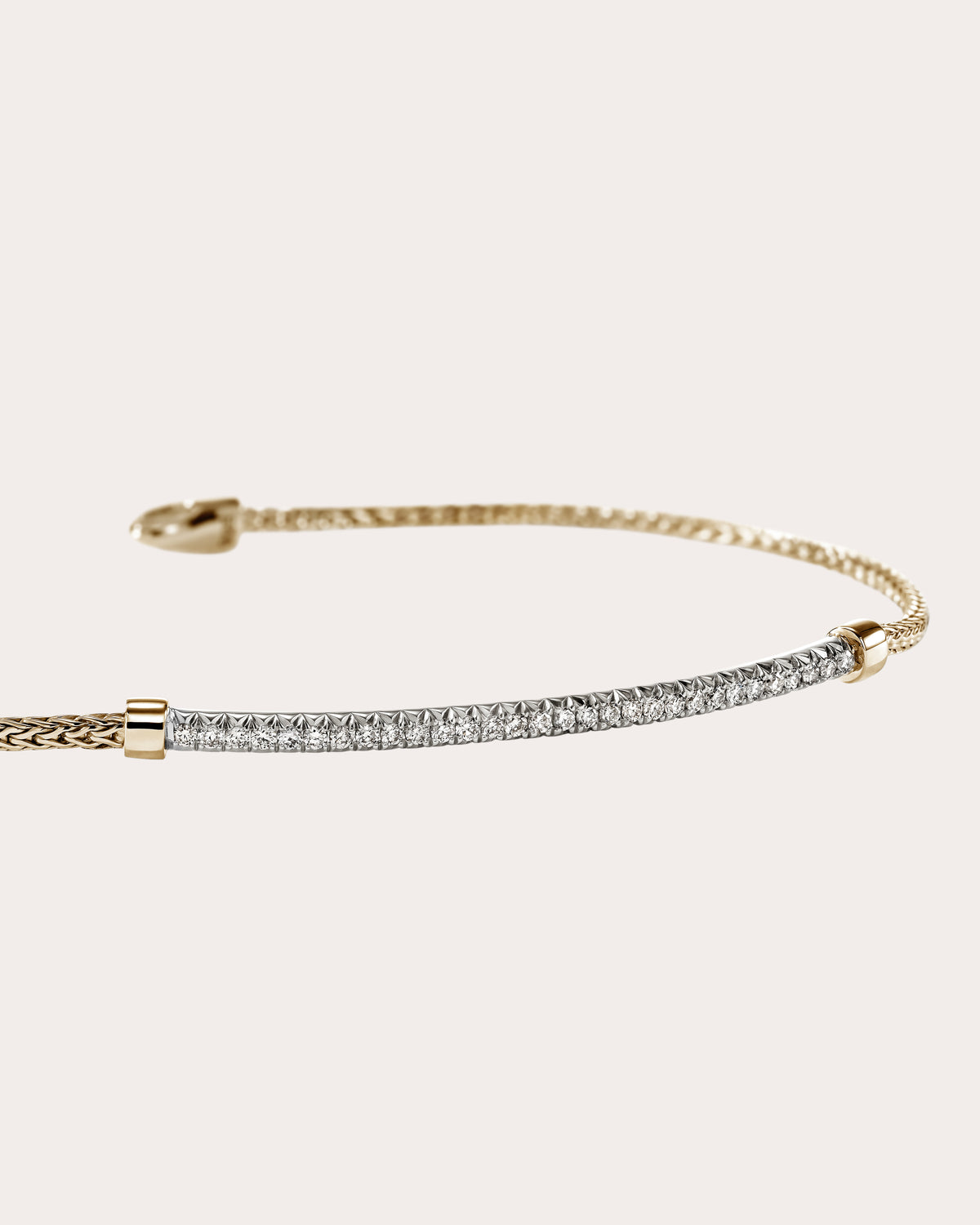 14k Gold JH Essential Pavé Bracelet
