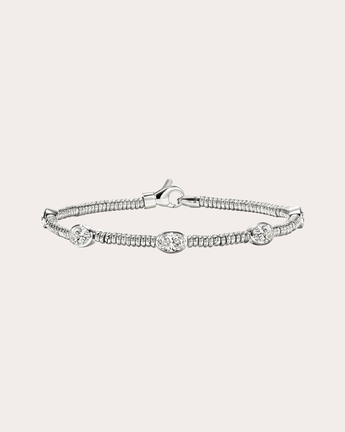 Diamond JH Lovestruck™ Heishi Station Bracelet