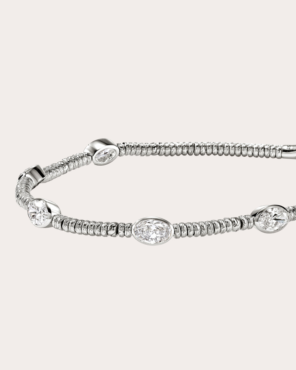 Diamond JH Lovestruck™ Heishi Station Bracelet