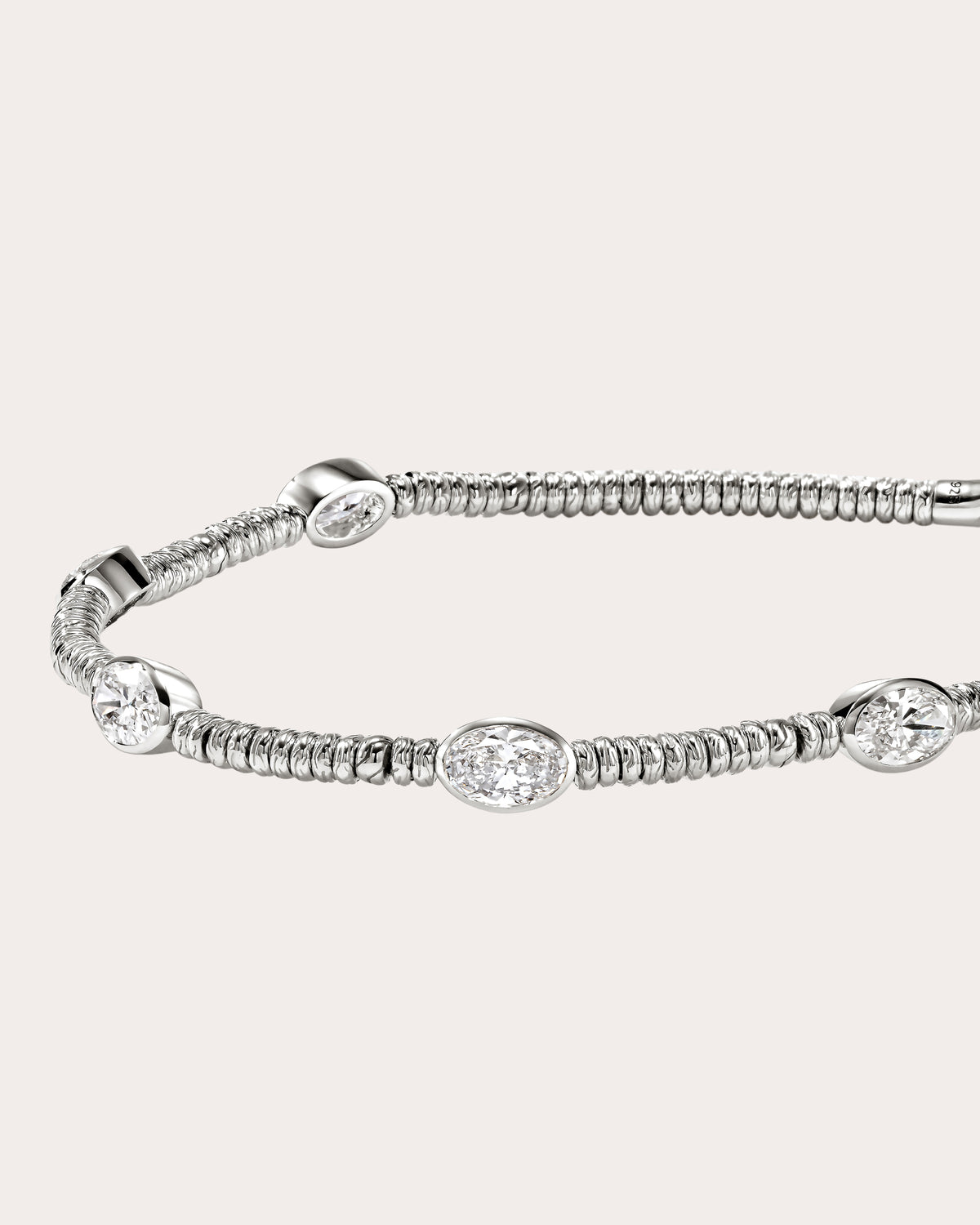 Diamond JH Lovestruck™ Heishi Station Bracelet
