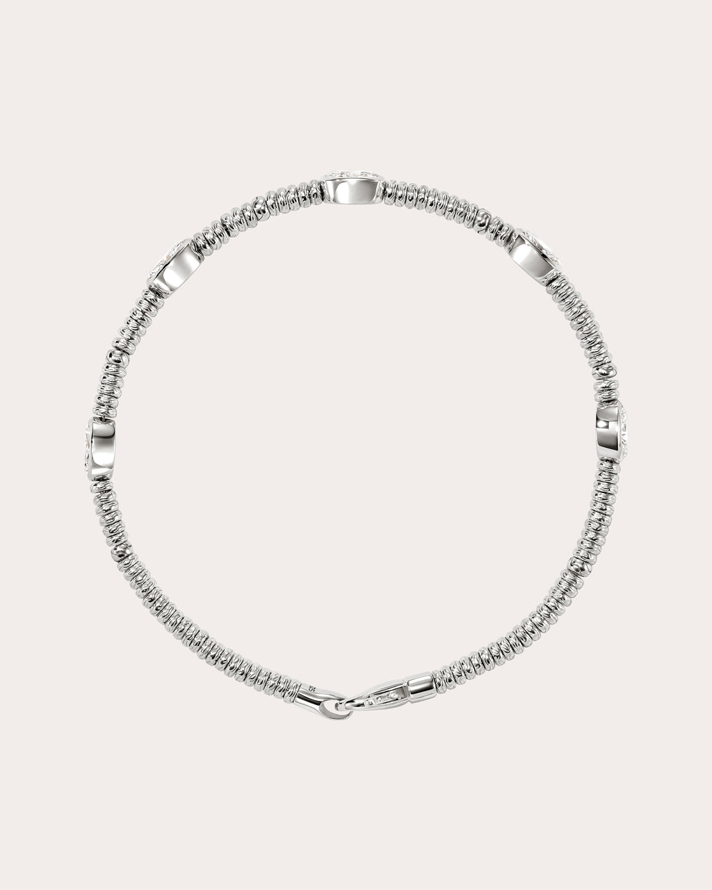Diamond JH Lovestruck™ Heishi Station Bracelet