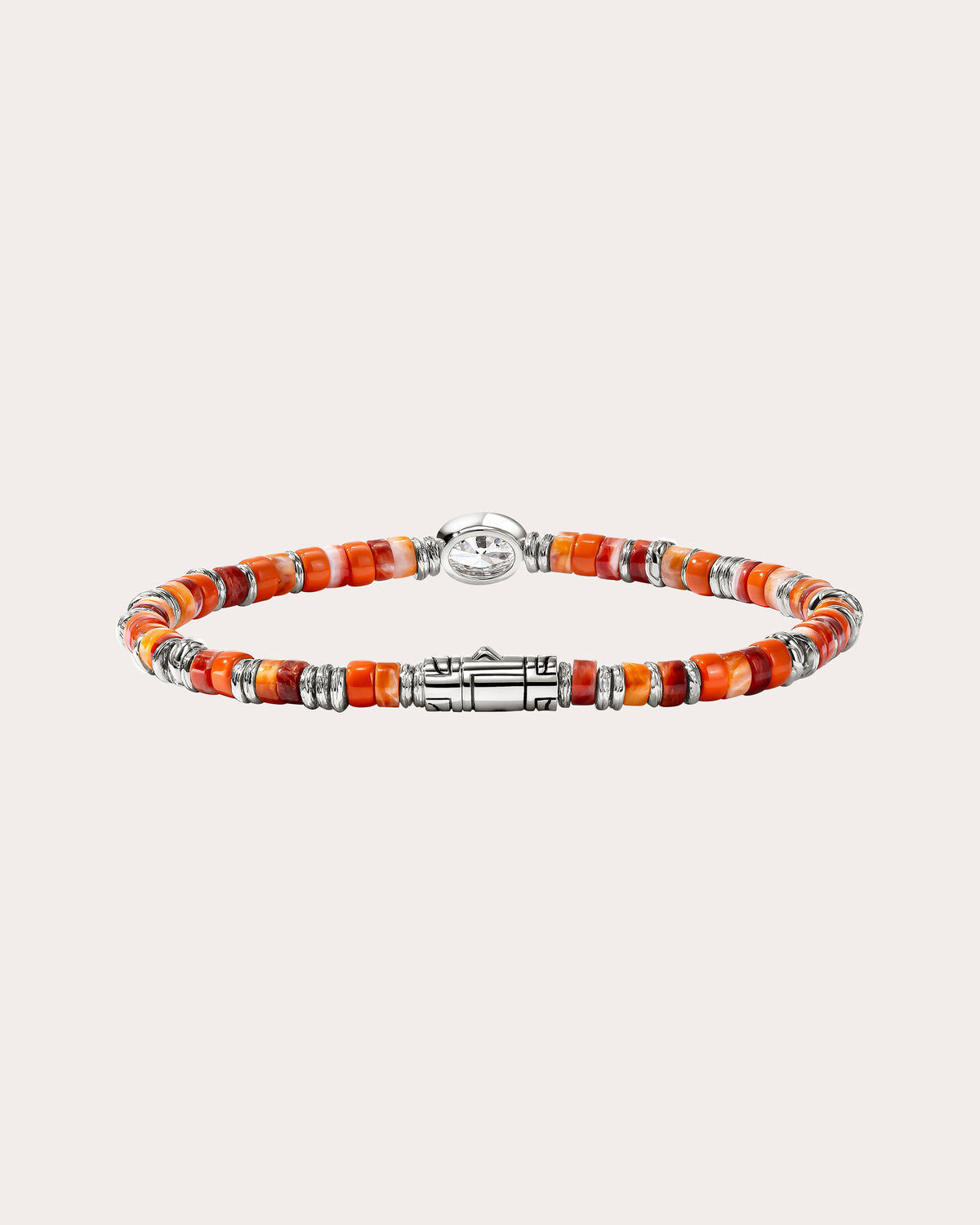 Oyster Shell & Diamond JH Lovestruck™ Heishi Bracelet