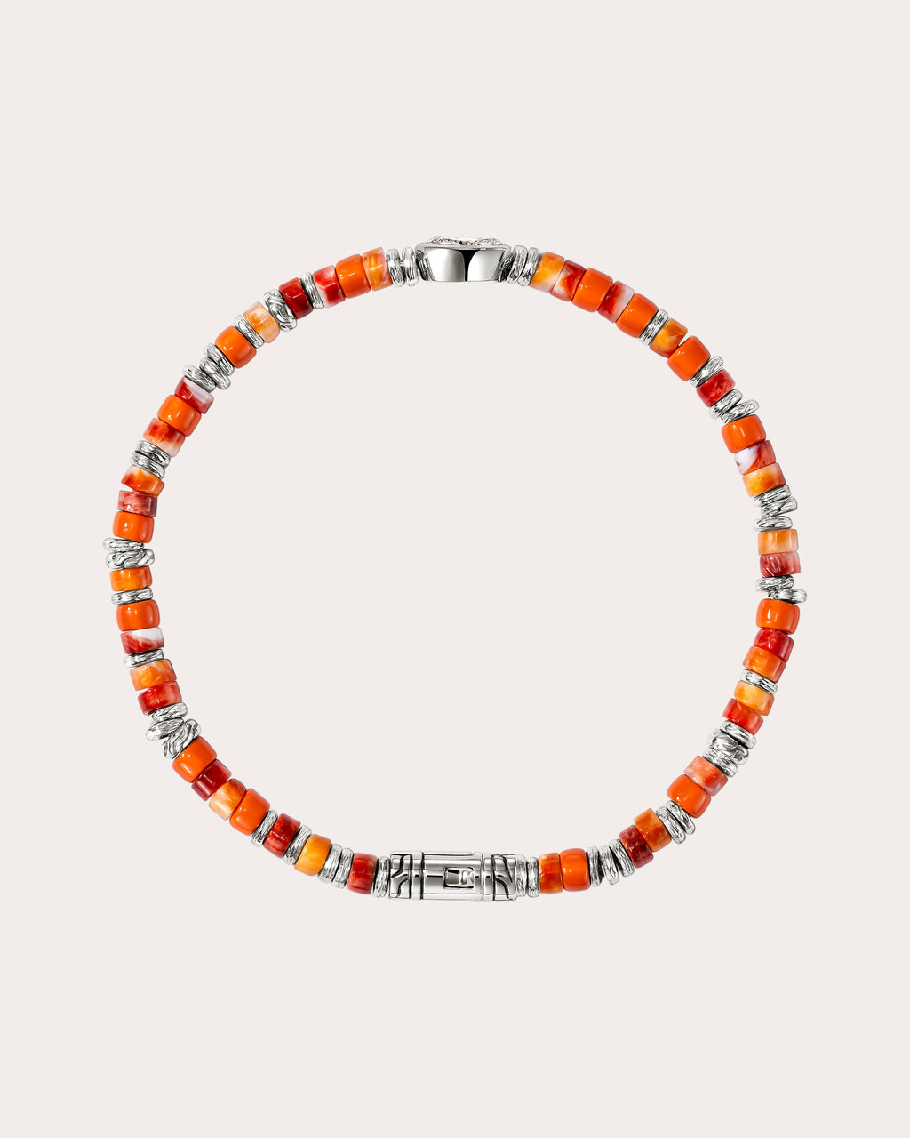Oyster Shell & Diamond JH Lovestruck™ Heishi Bracelet