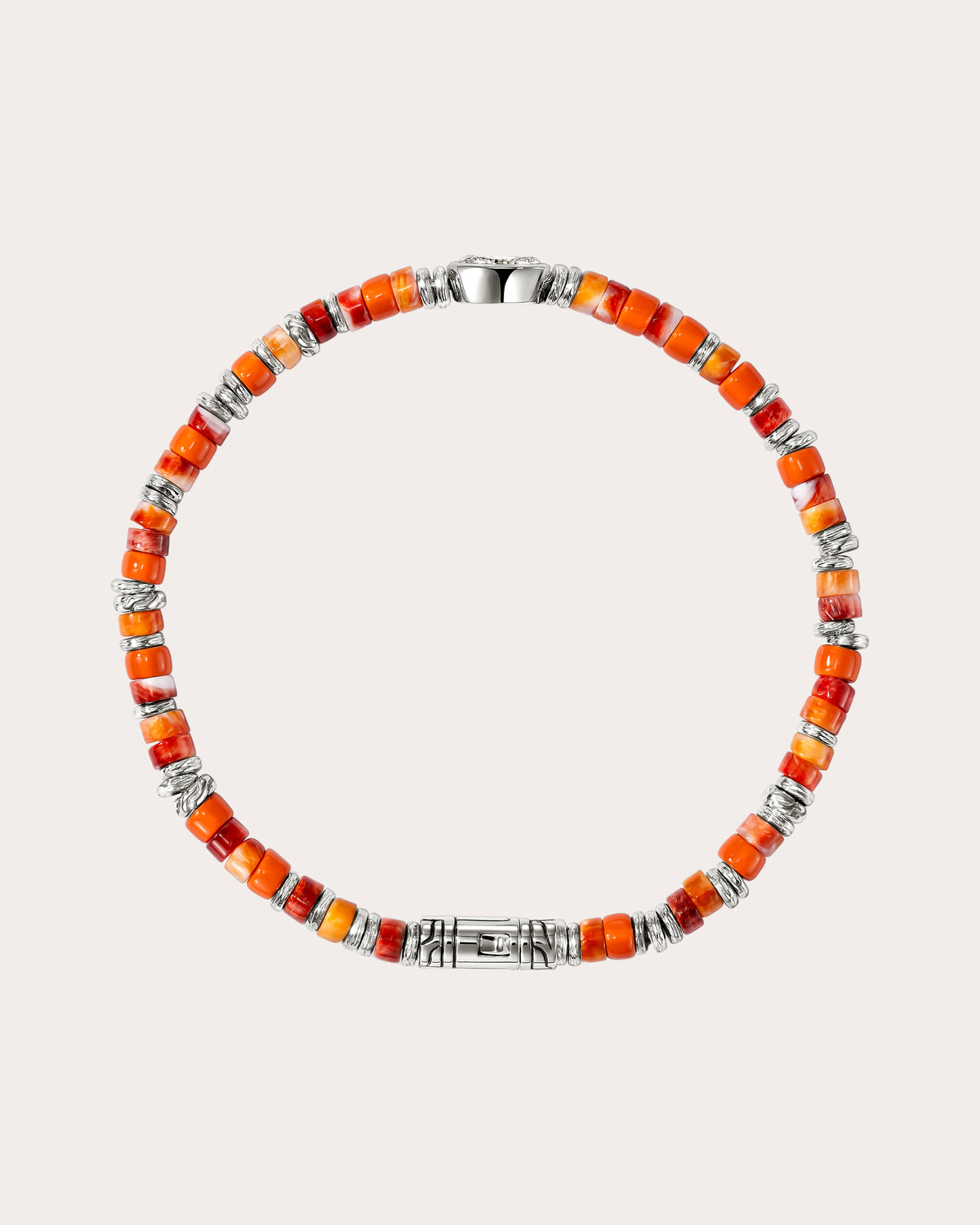 Oyster Shell & Diamond JH Lovestruck™ Heishi Bracelet