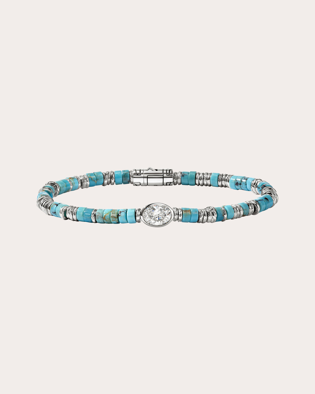 Turquoise & Diamond JH Lovestruck™ Heishi Bracelet