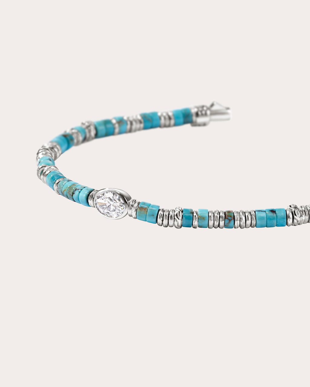 Turquoise & Diamond JH Lovestruck™ Heishi Bracelet