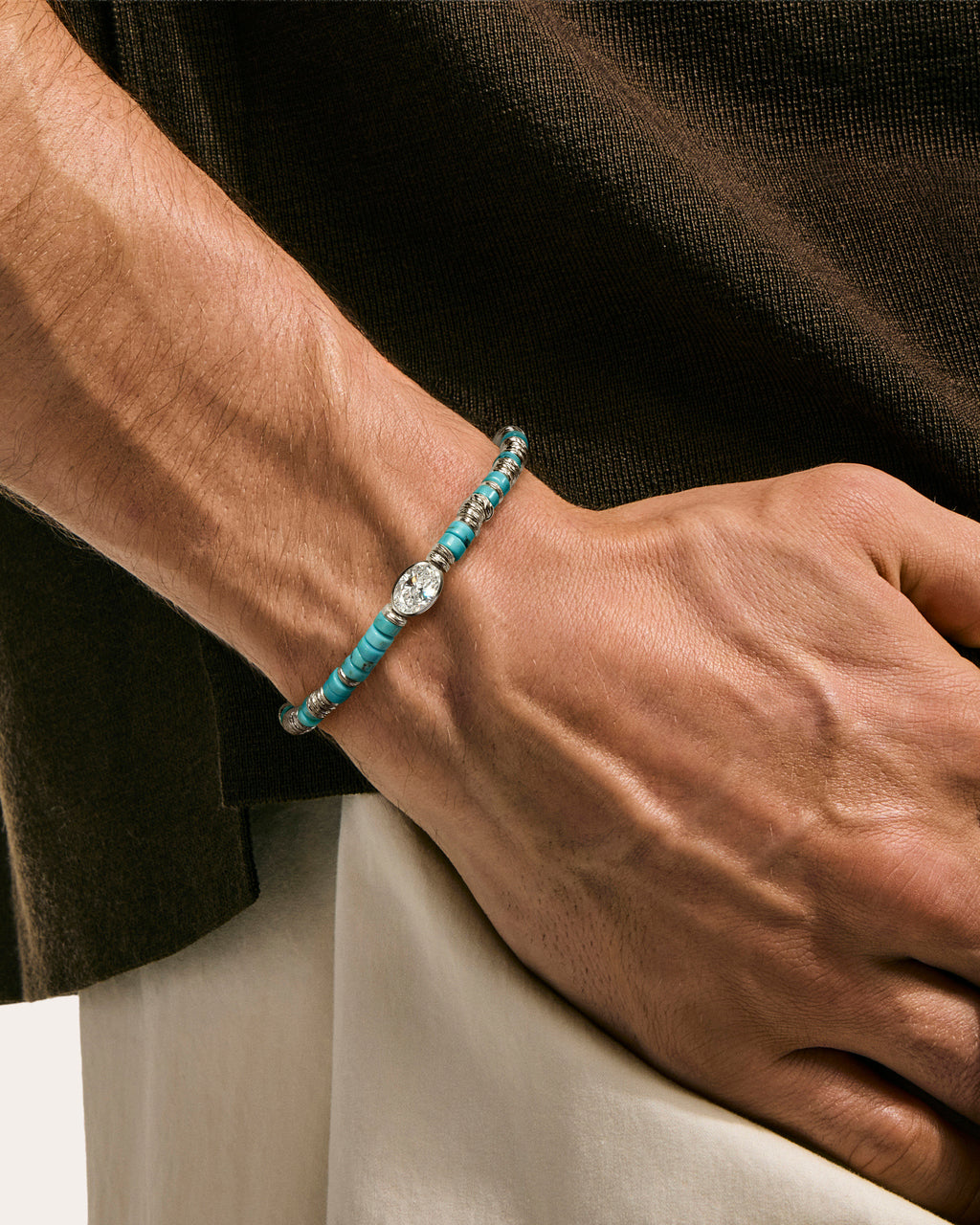 Diamond JH Lovestruck™ Heishi Bracelet