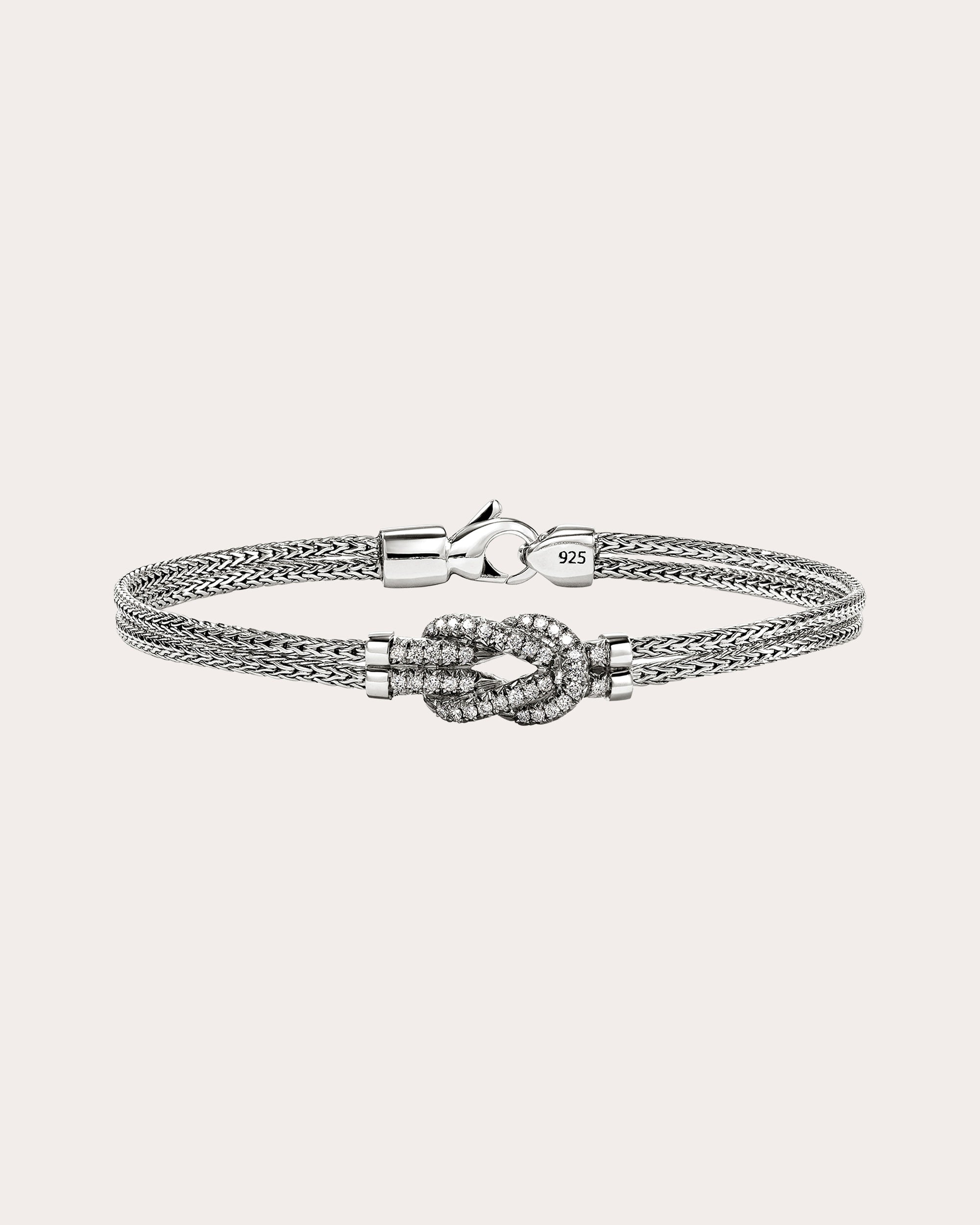 Diamond Love Knot Bracelet
