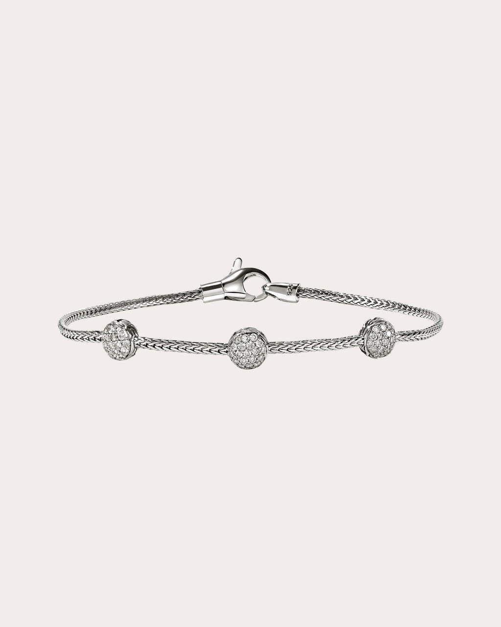 Diamond JH Essential Pavé Station Bracelet
