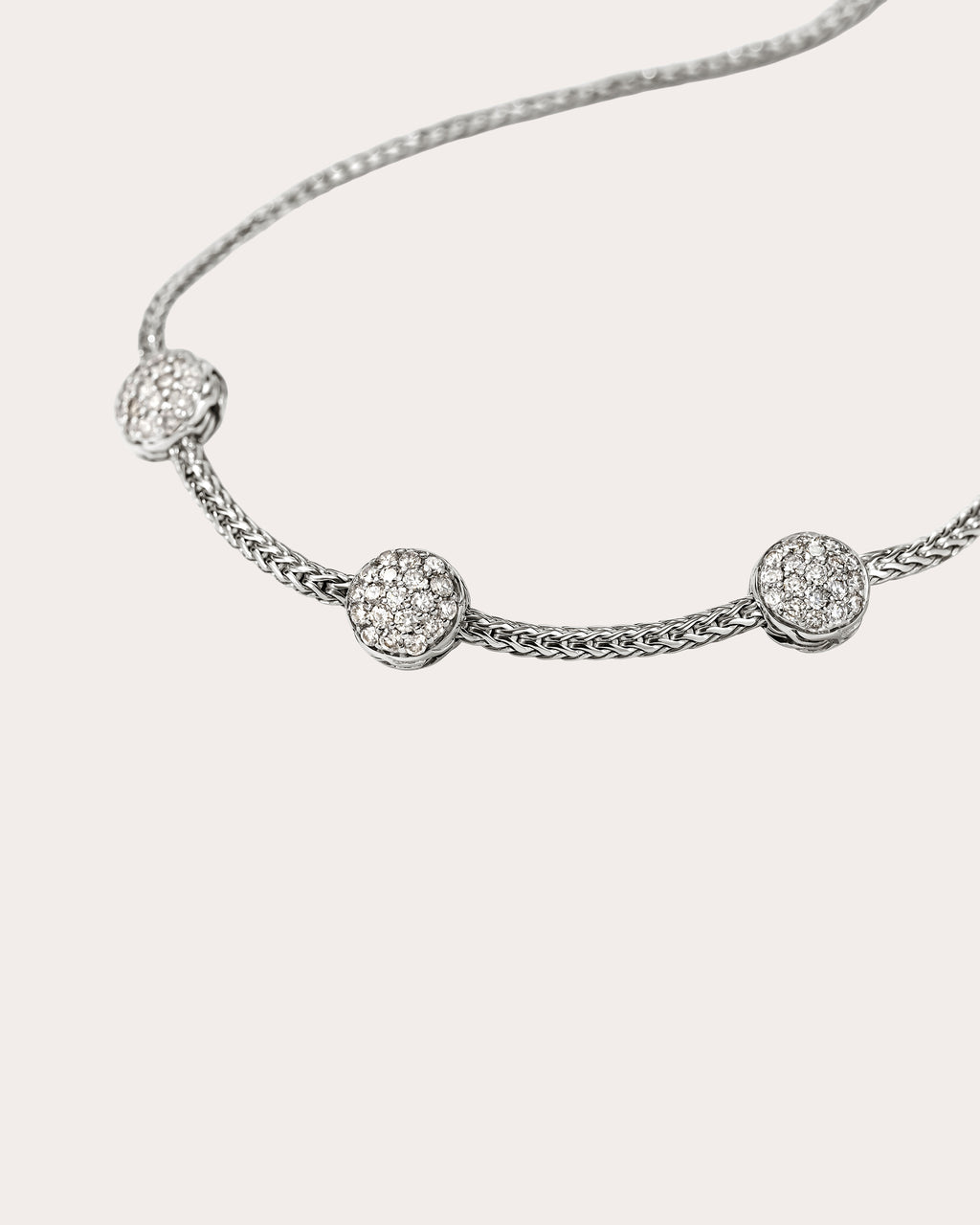 Diamond JH Essential Pavé Station Bracelet