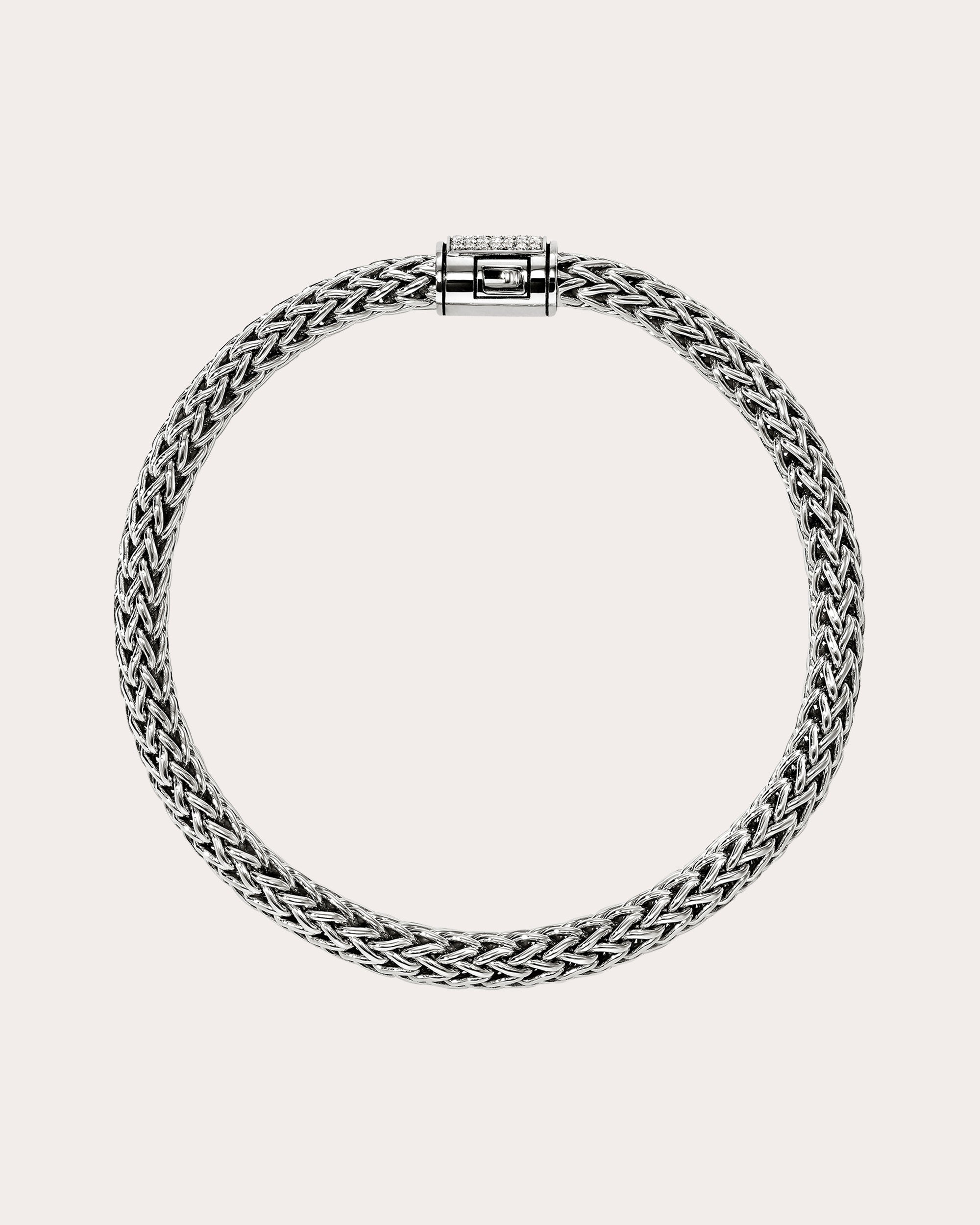 Diamond 7.5mm Icon Chain Bracelet