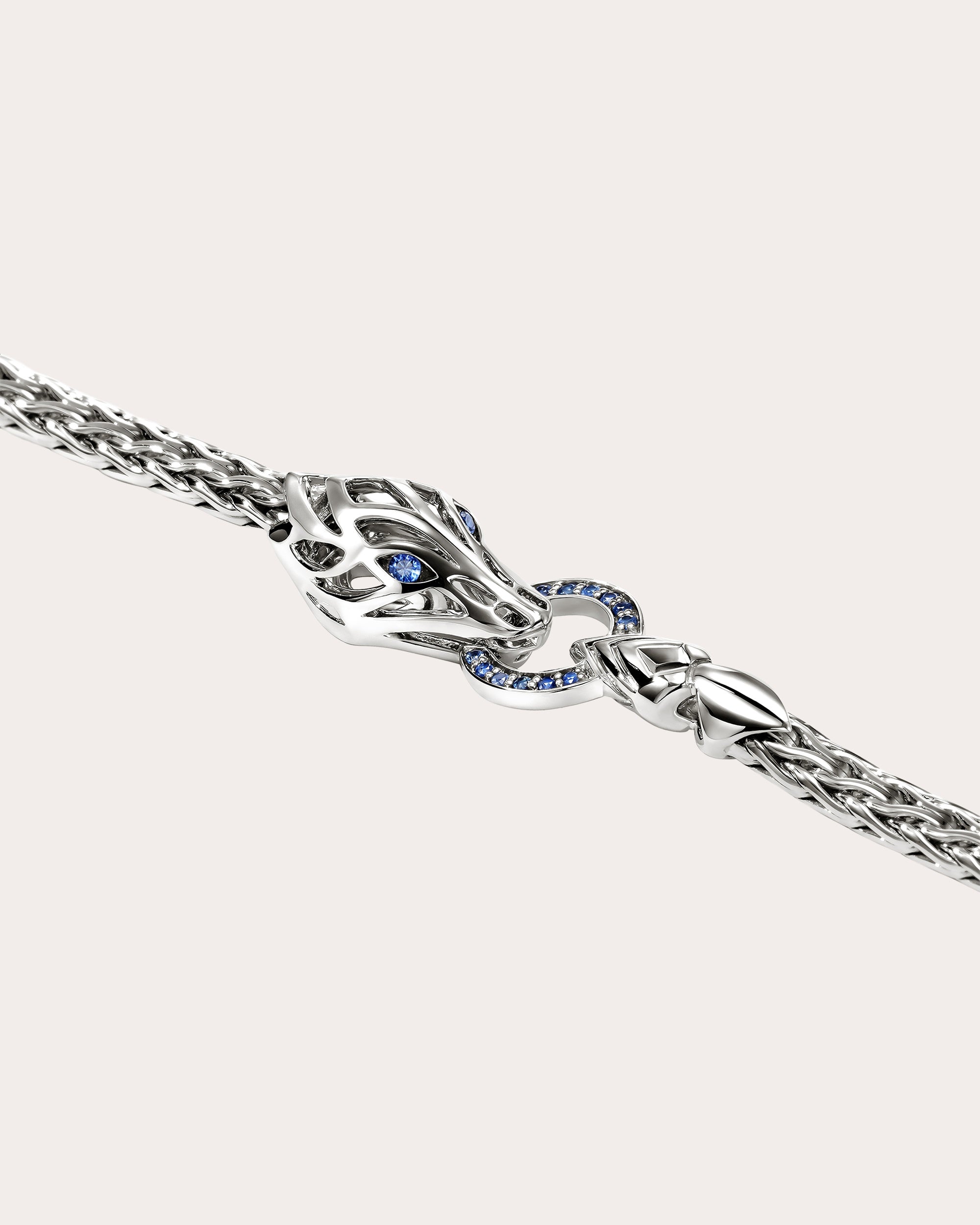 Blue Sapphire Naga Bracelet