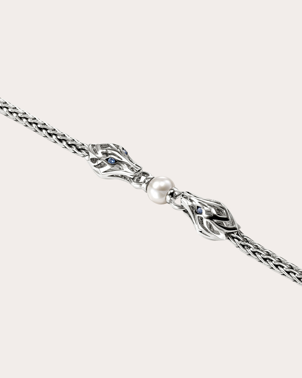 Sapphire & Cultured Pearl Naga Bracelet