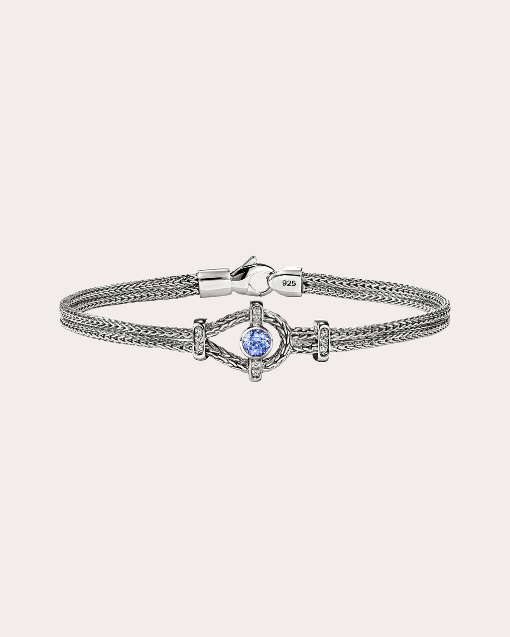 Tanzanite & Diamond Icon Bracelet