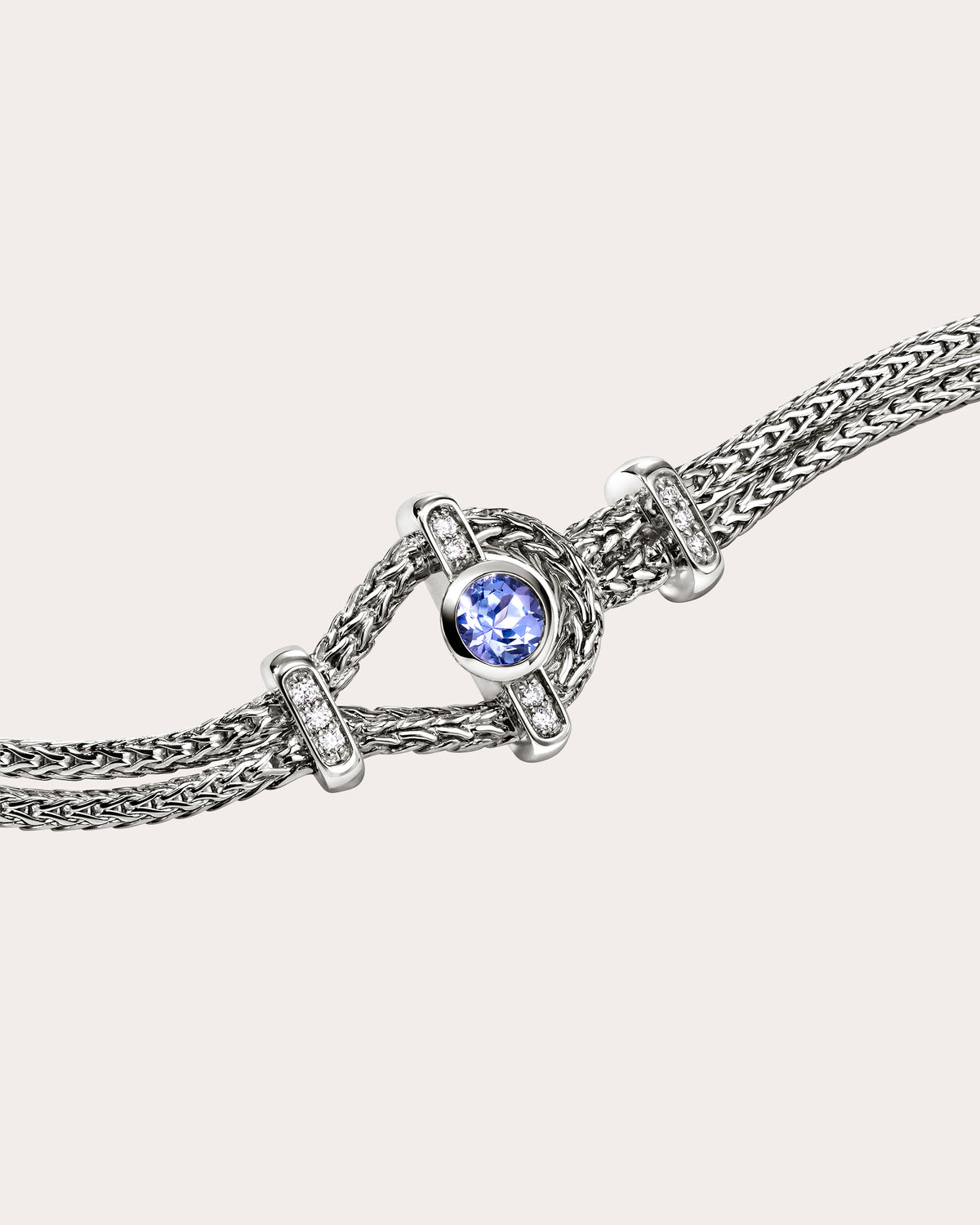 Tanzanite & Diamond Icon Bracelet