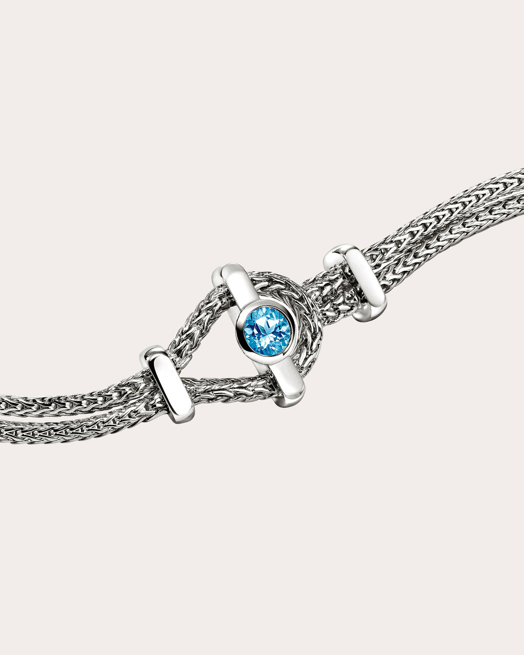 Swiss Blue Topaz Icon Bracelet