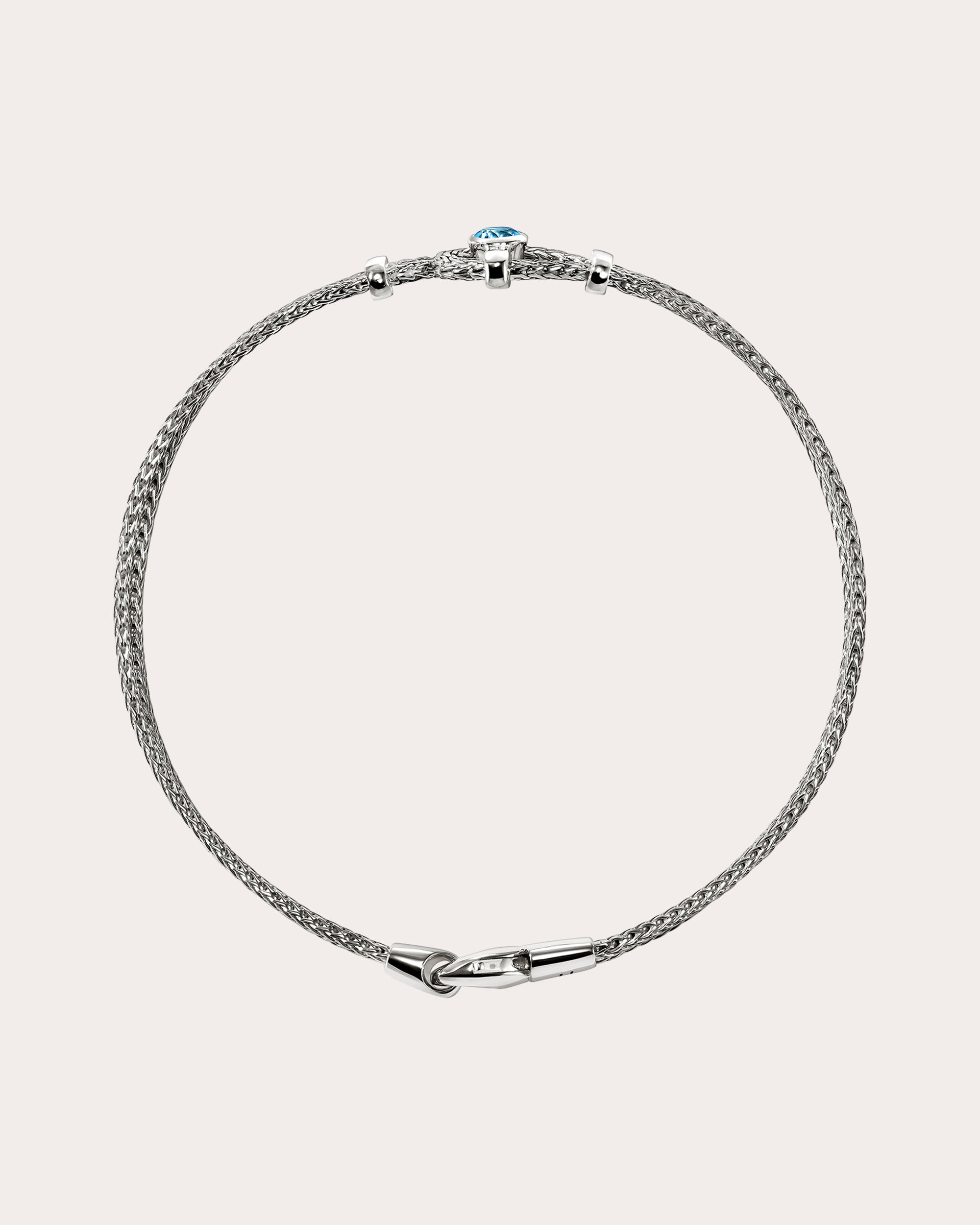 Swiss Blue Topaz Icon Bracelet