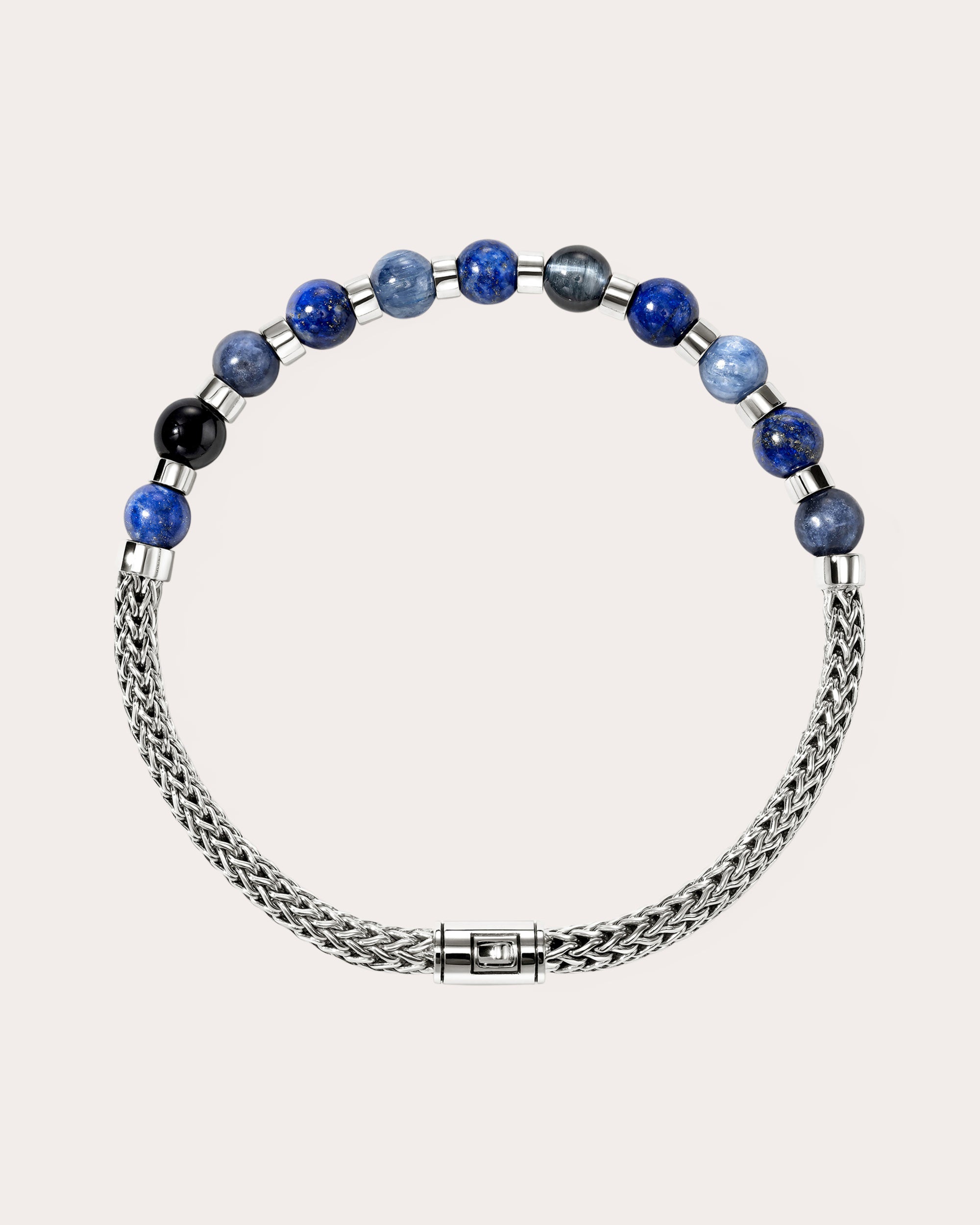 Lapis Lazuli & Sodalite Beaded Bracelet