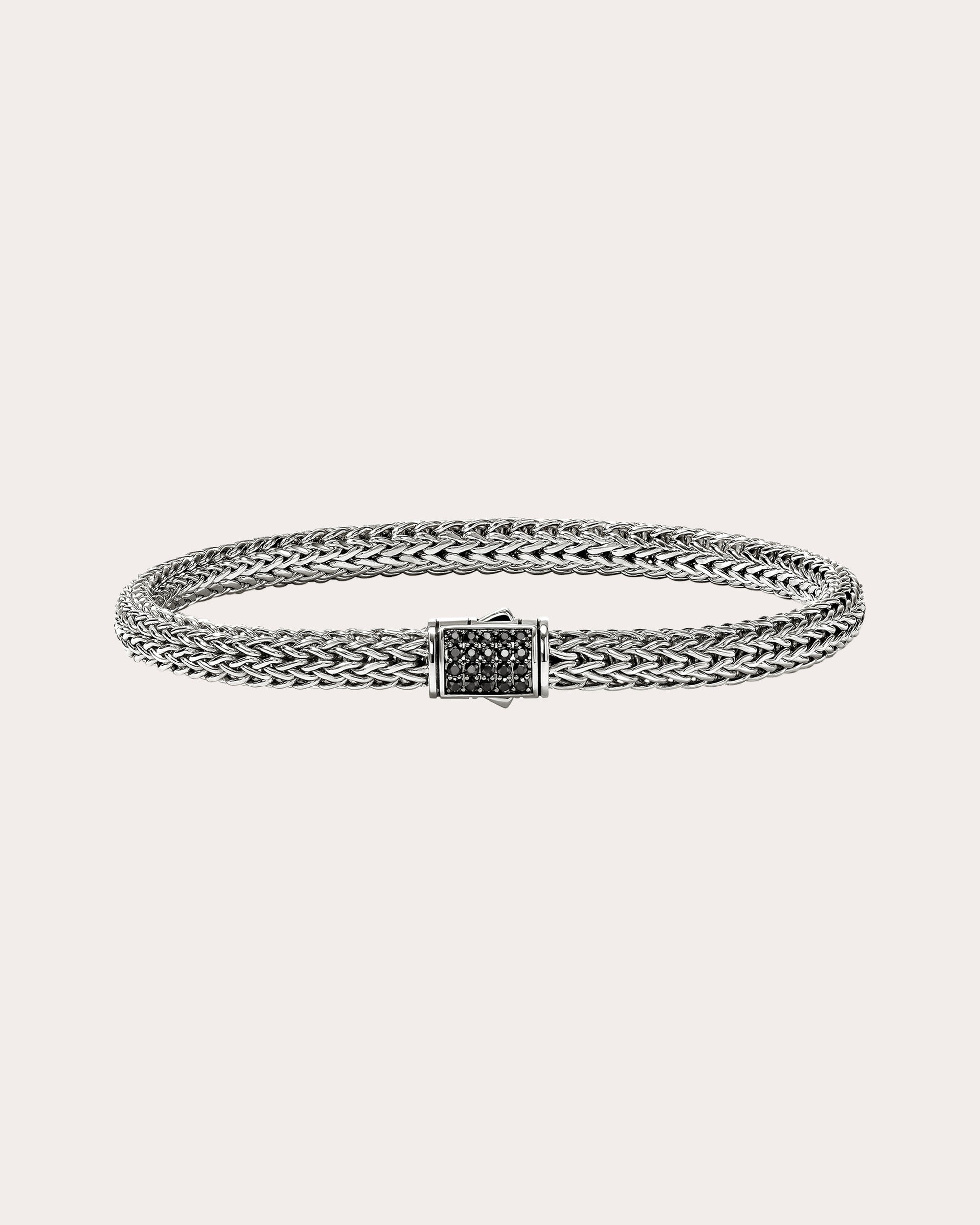 Black Sapphire 5mm Icon Chain Bracelet
