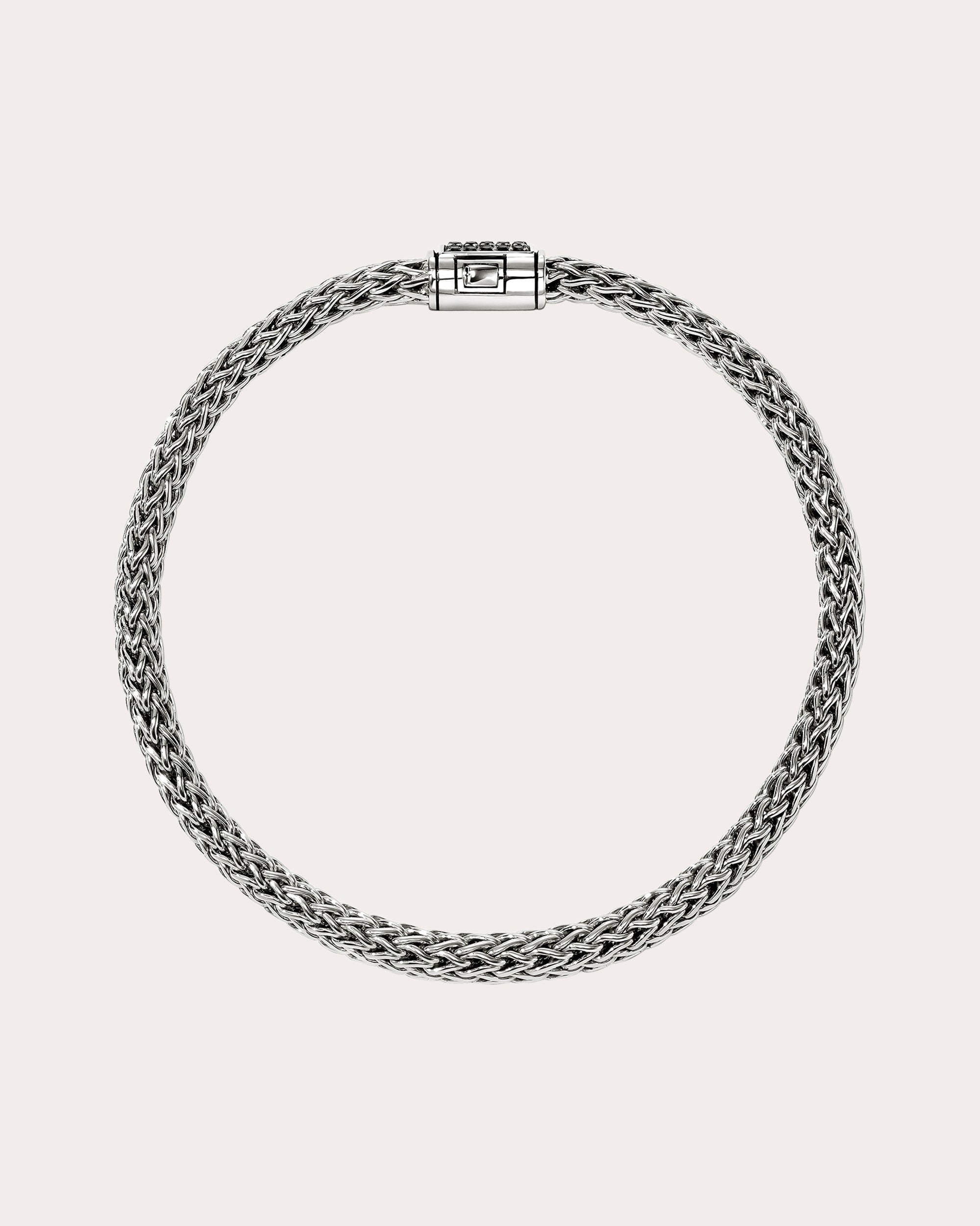 Black Sapphire 5mm Icon Chain Bracelet