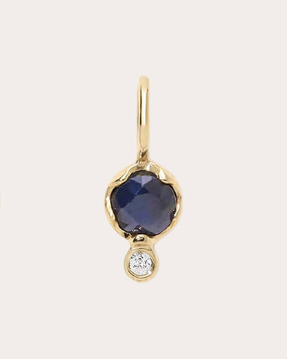 Sapphire & Diamond Birthstone Amulet
