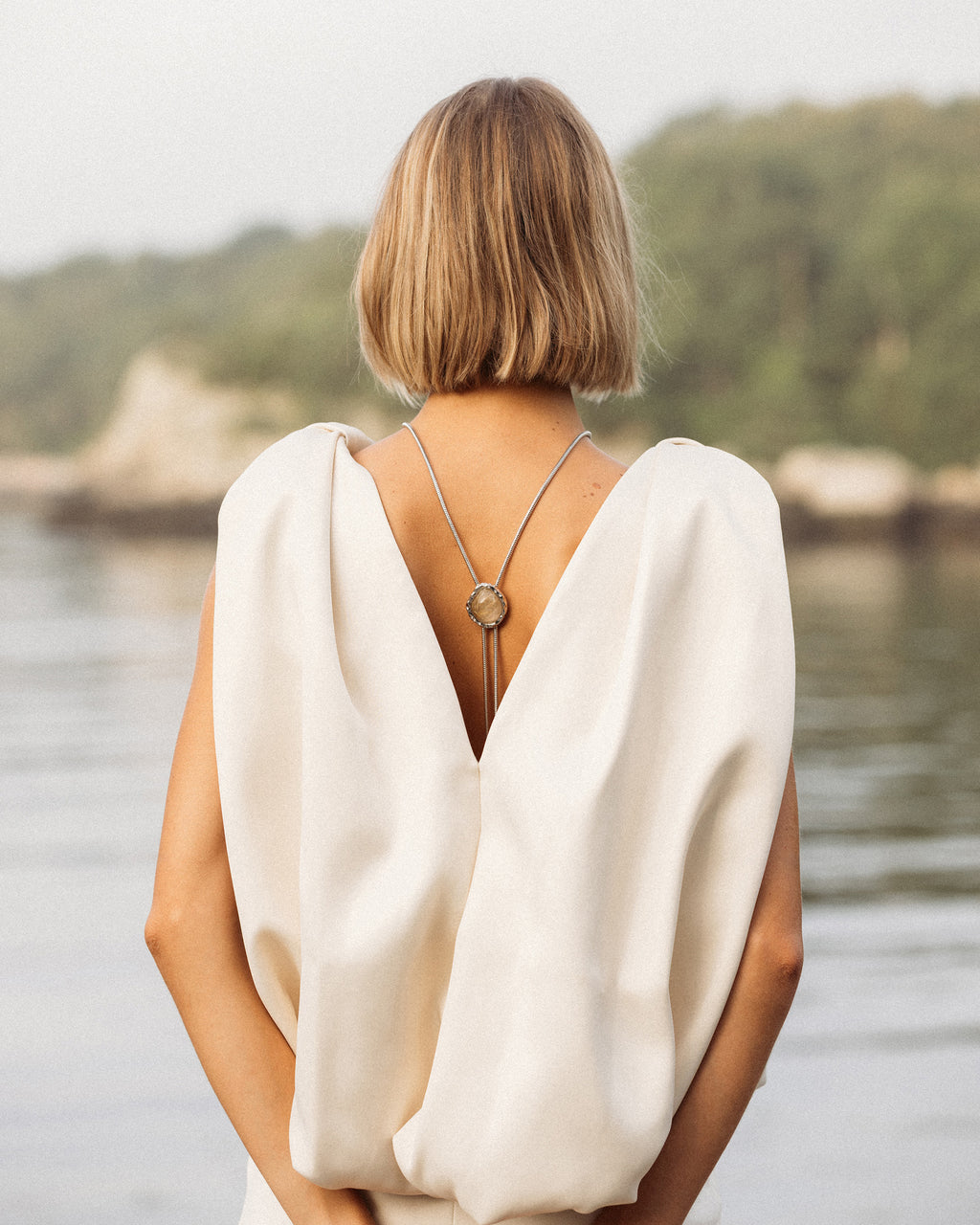 Rutilated Quartz Lola Bolo Necklace