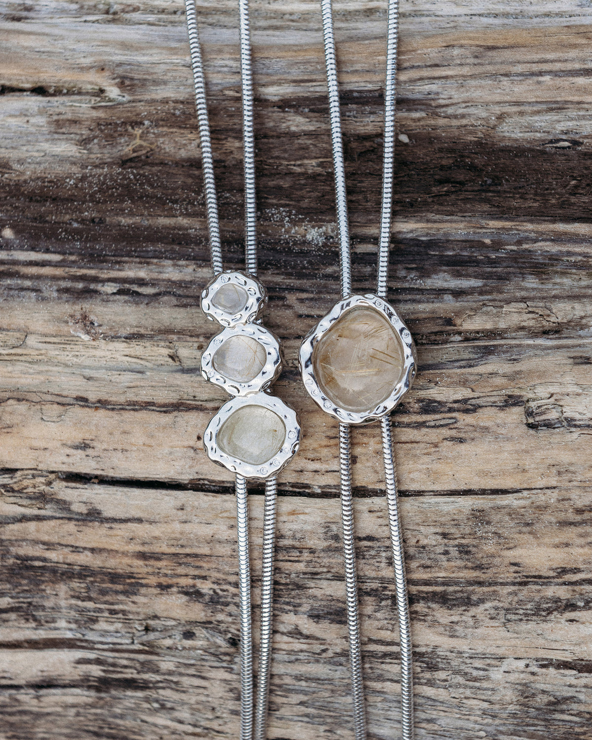 Rutilated Quartz Lola Bolo Necklace