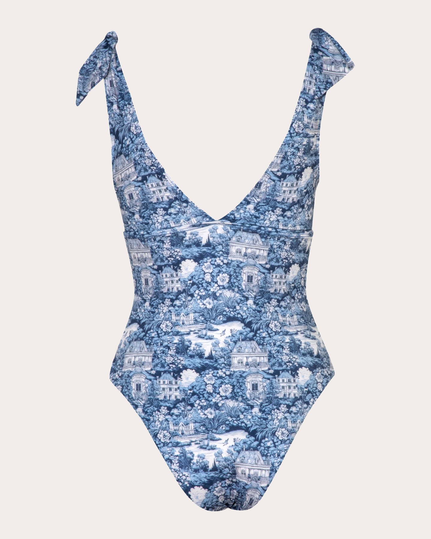 Brigitte Printed Knot Detail Swimsuit
