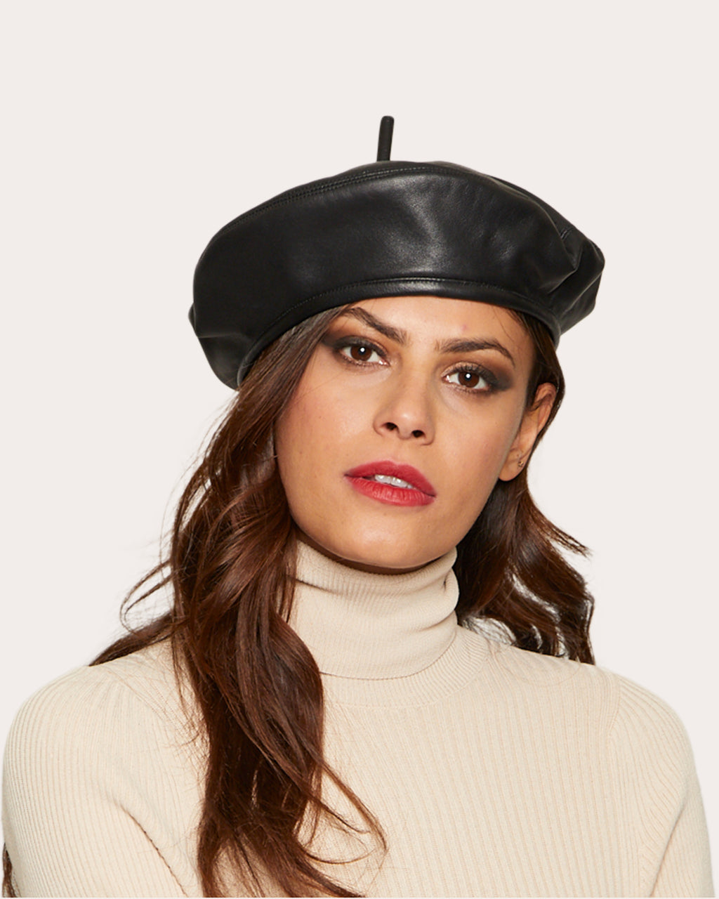 Carter Leather Beret